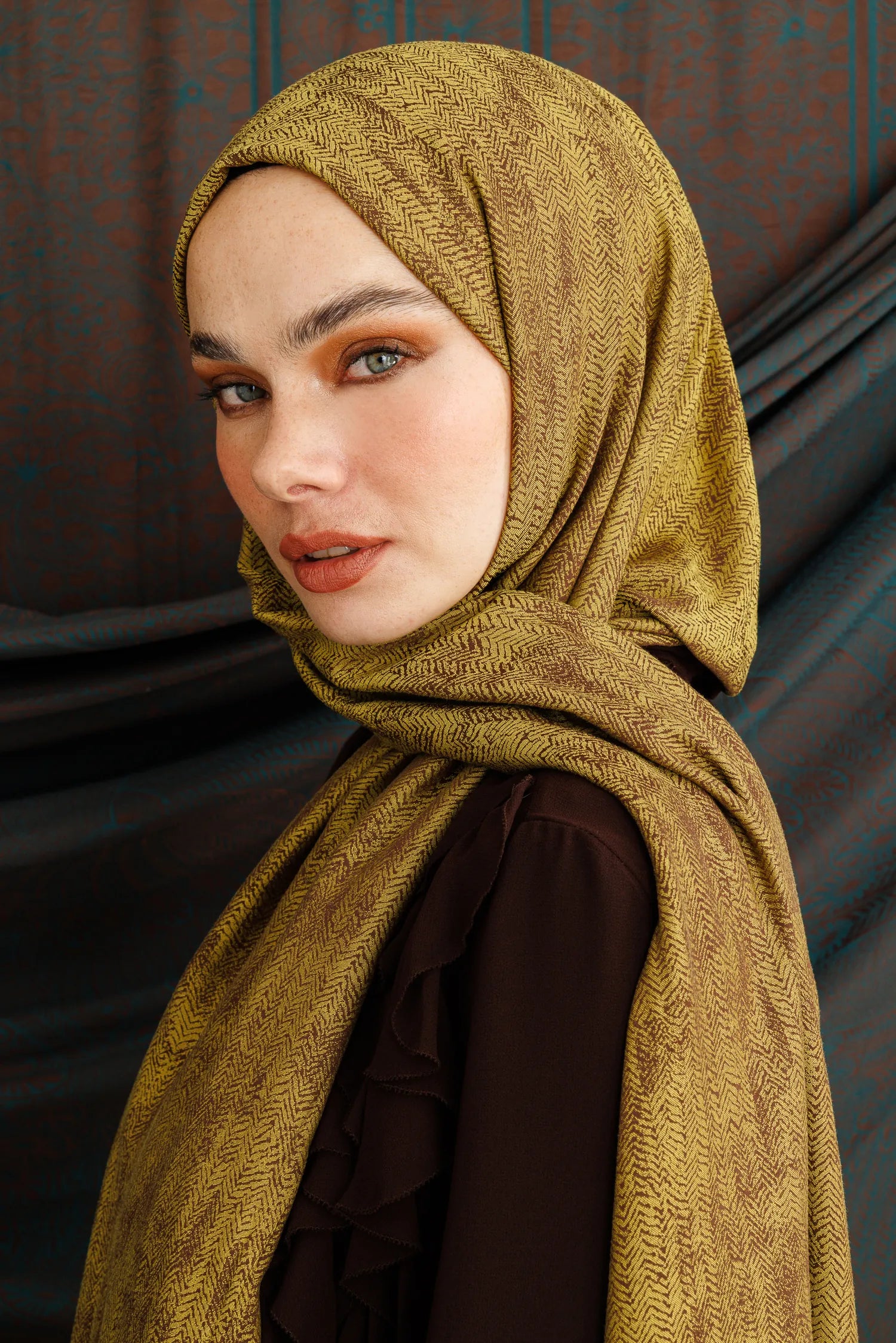 Sahra Desen Çift Taraflı Şal