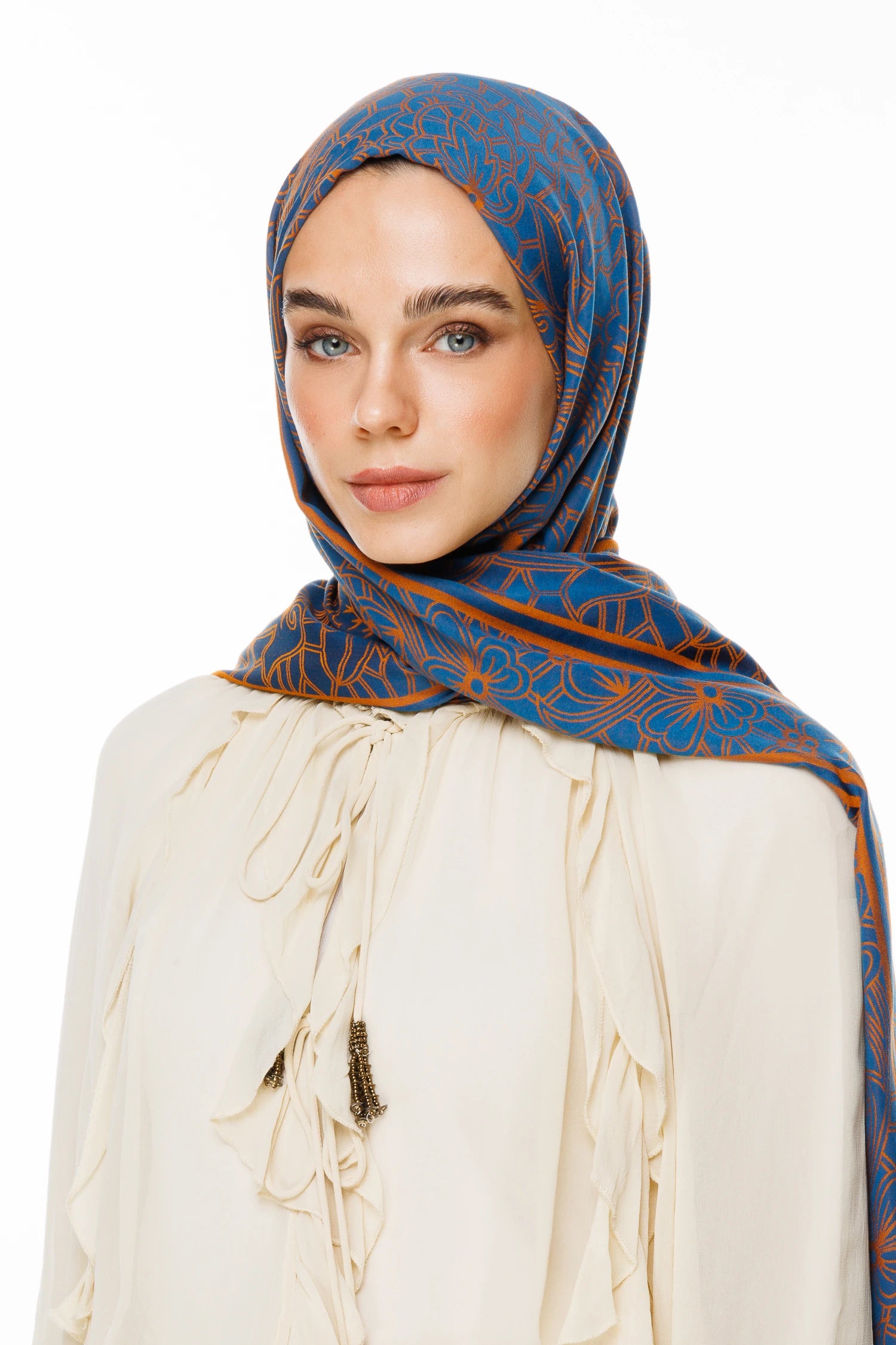 Lavin Desen Çift Taraflı Şal