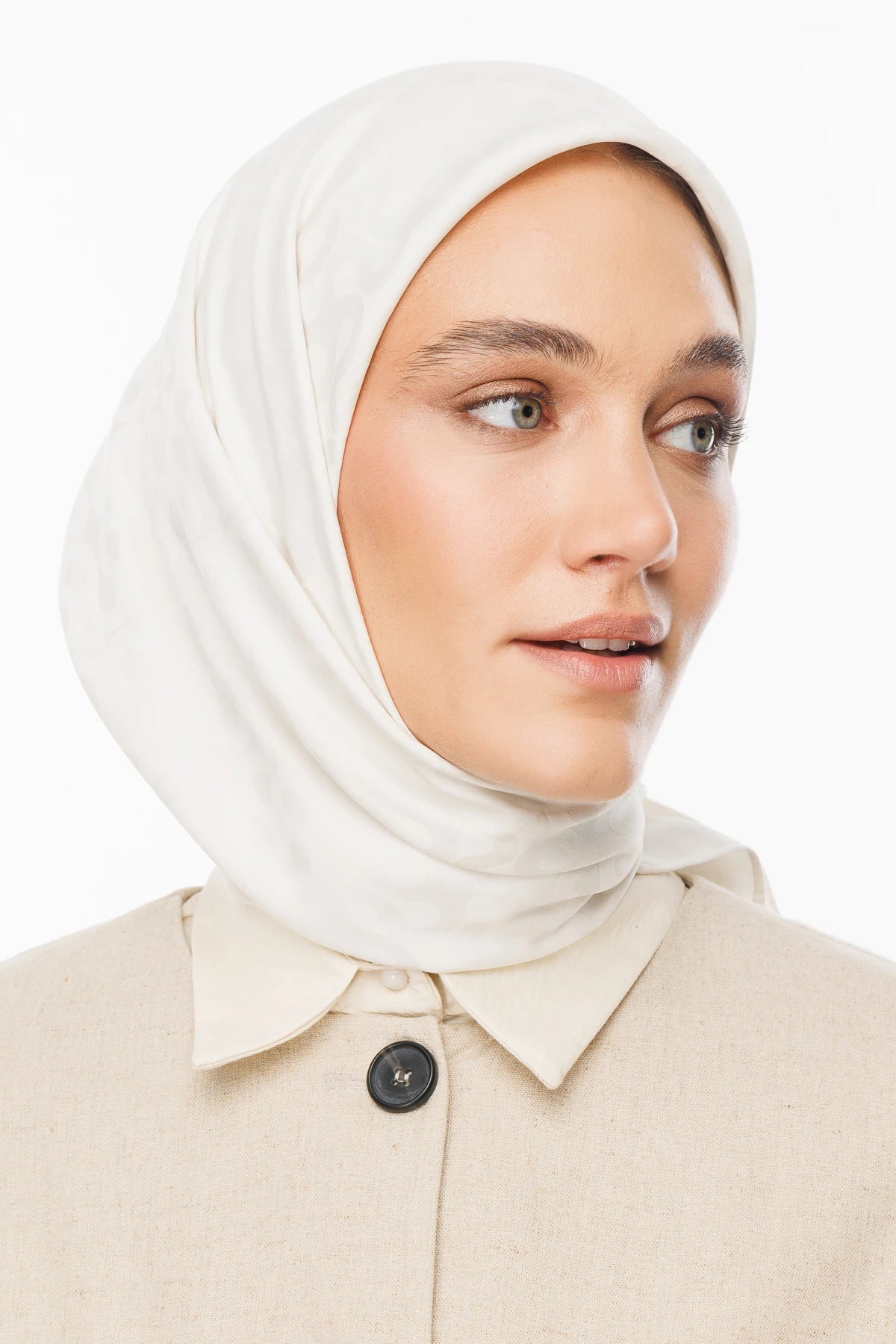 Moon Desen İpeksi Jakar Eşarp