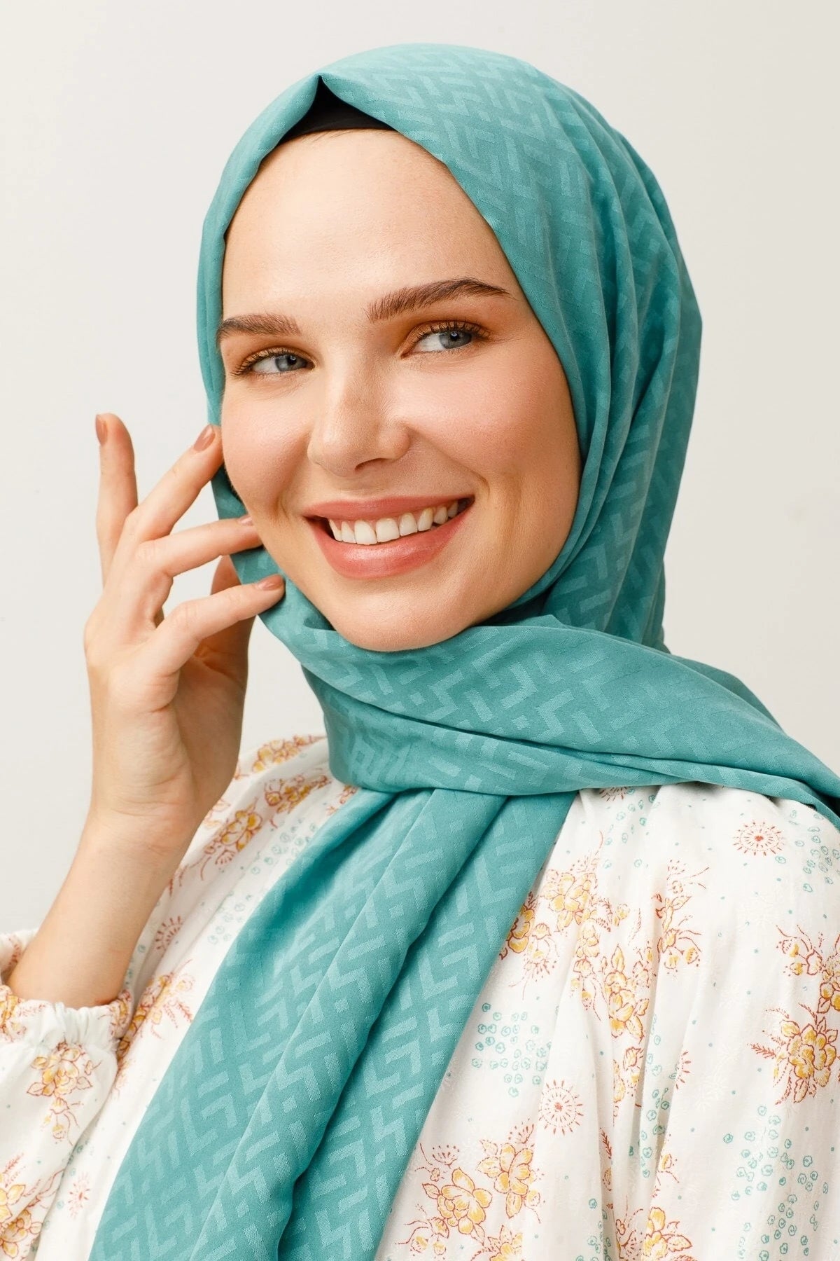 Z Desen İpeksi Jakar Şal