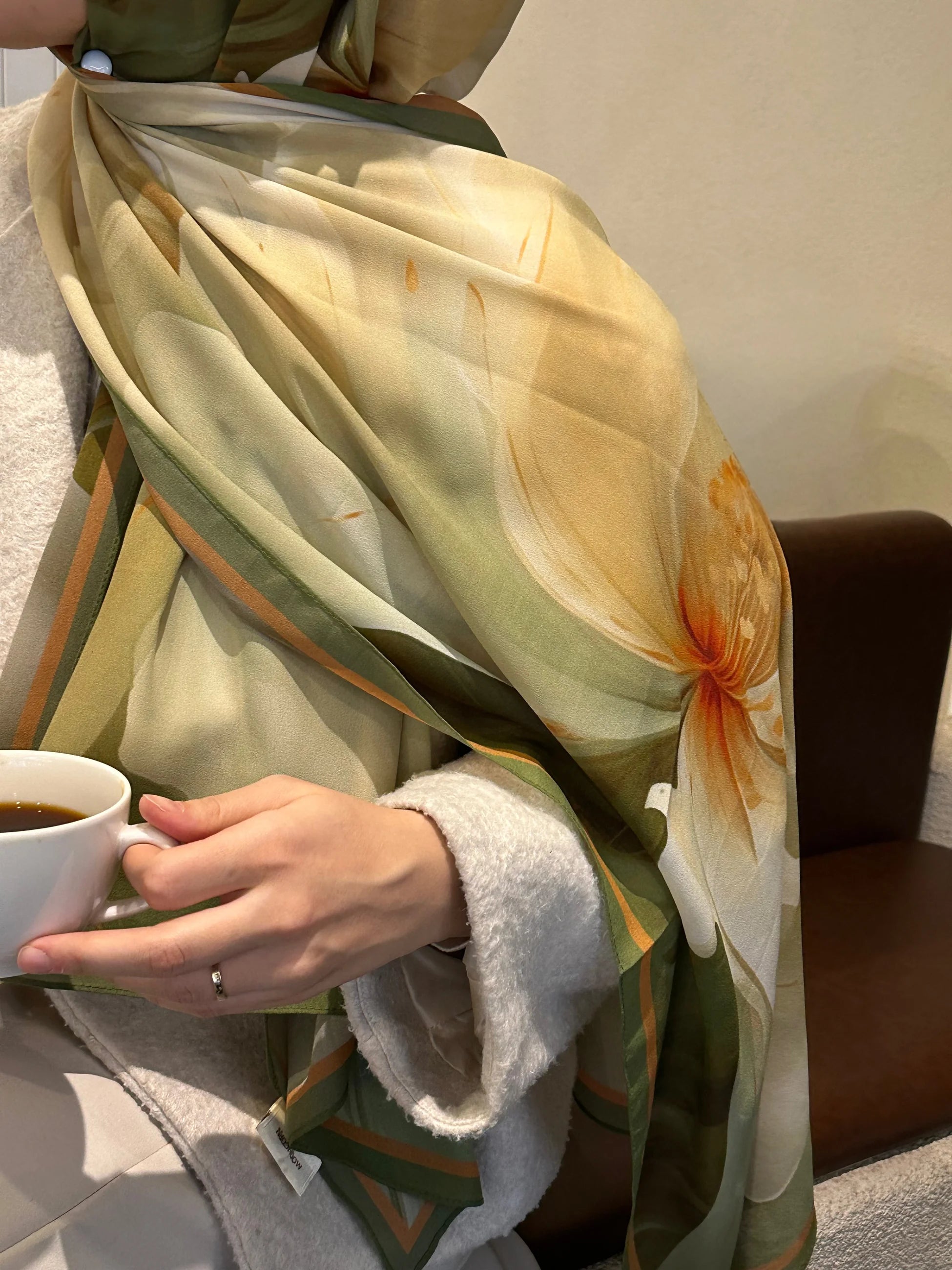 Pure Desen Hebei İpek Şal