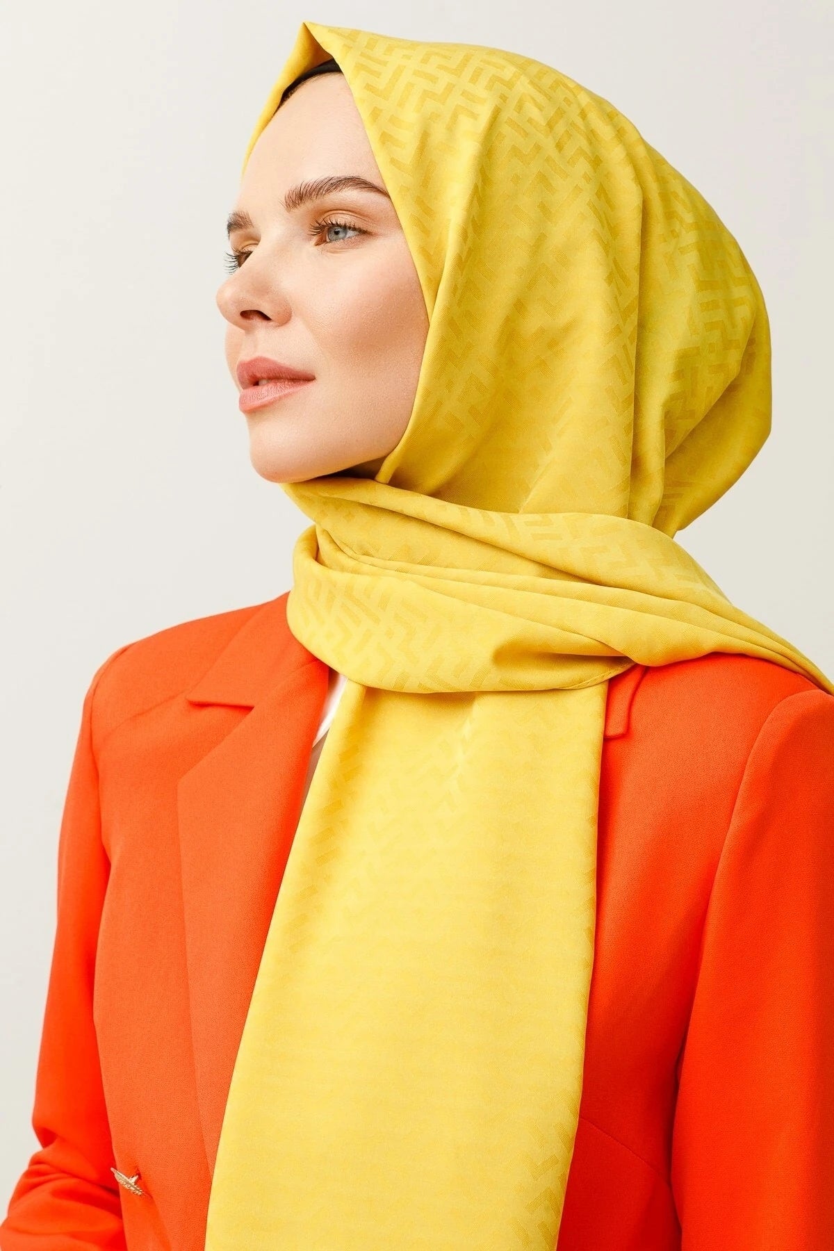 Z Desen İpeksi Jakar Şal