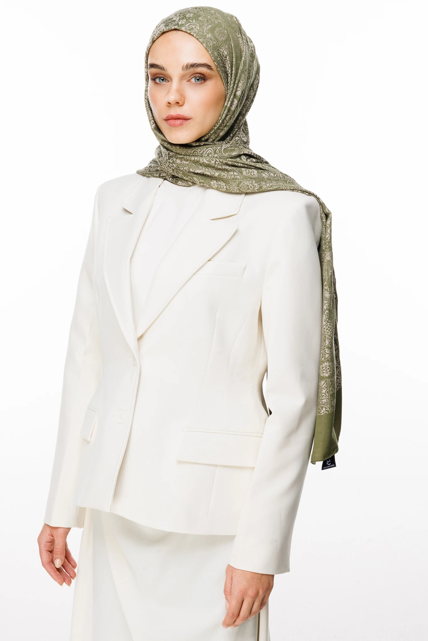 Henna Desen Çift Taraflı Şal