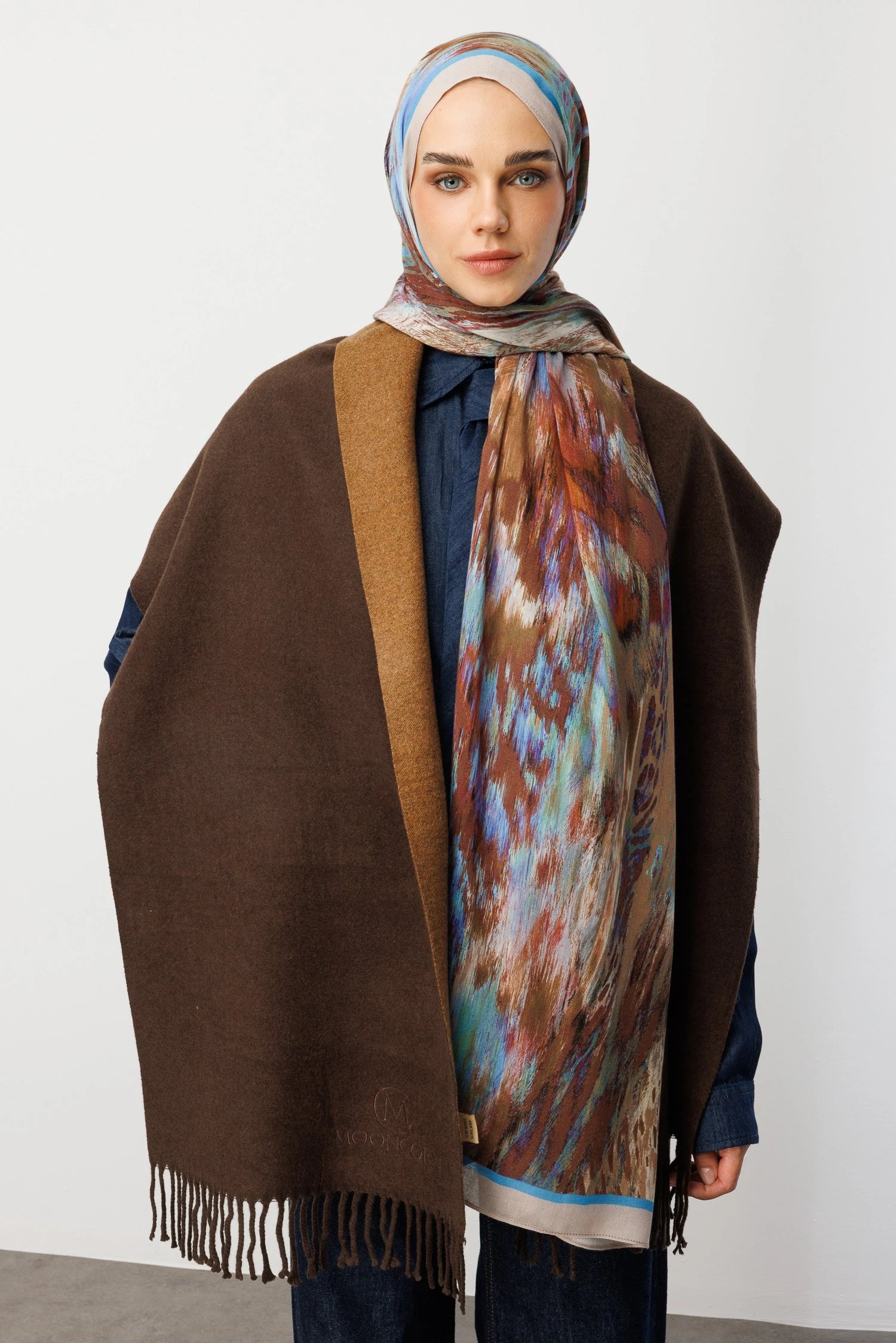 Leopar Desen Rami Şal