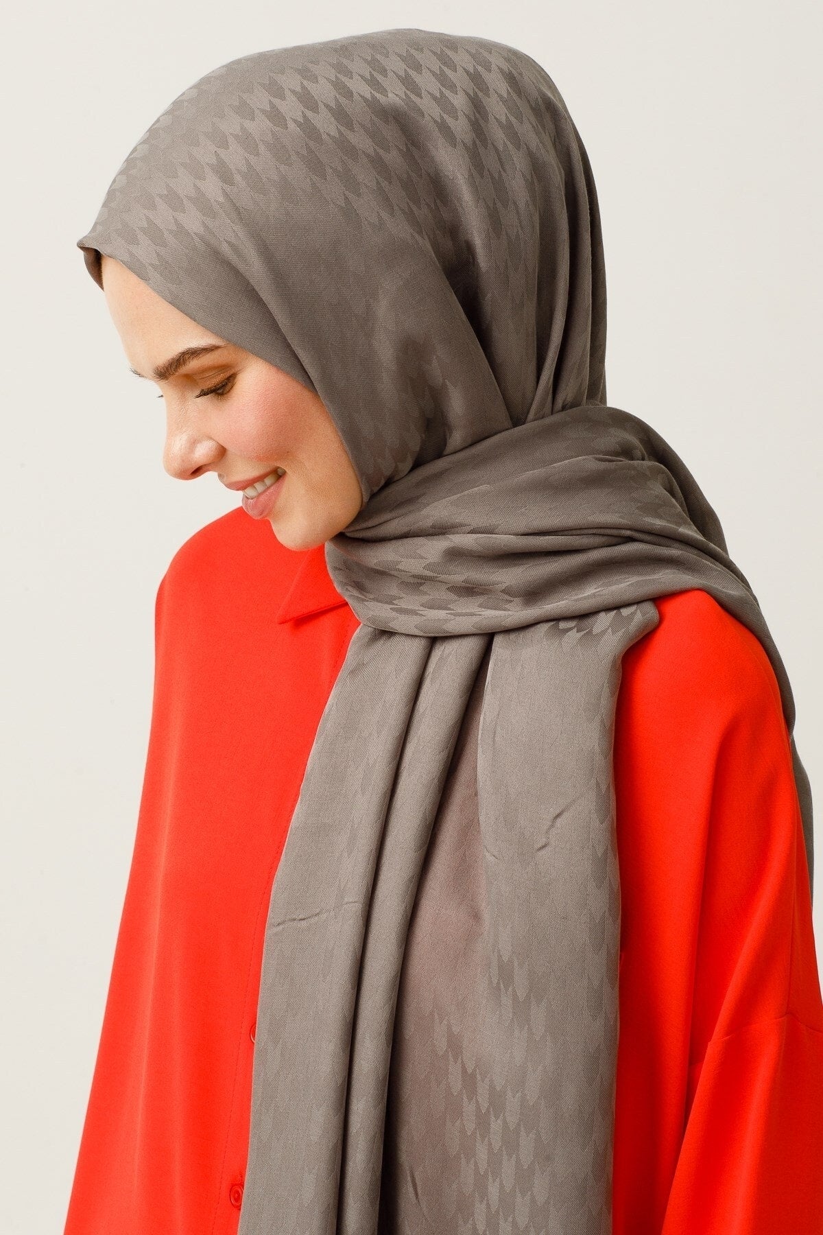 Kırlangıç Desen Pamuk Jakar Şal