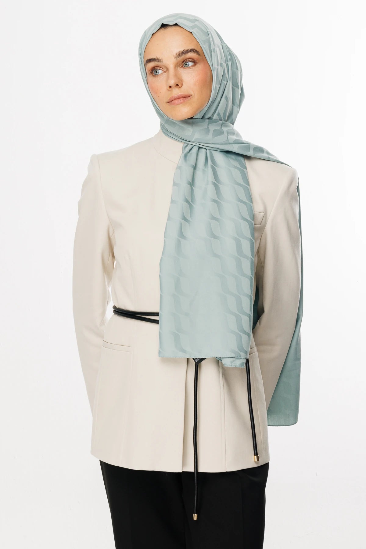 Dalga Desen İpeksi Jakar Şal