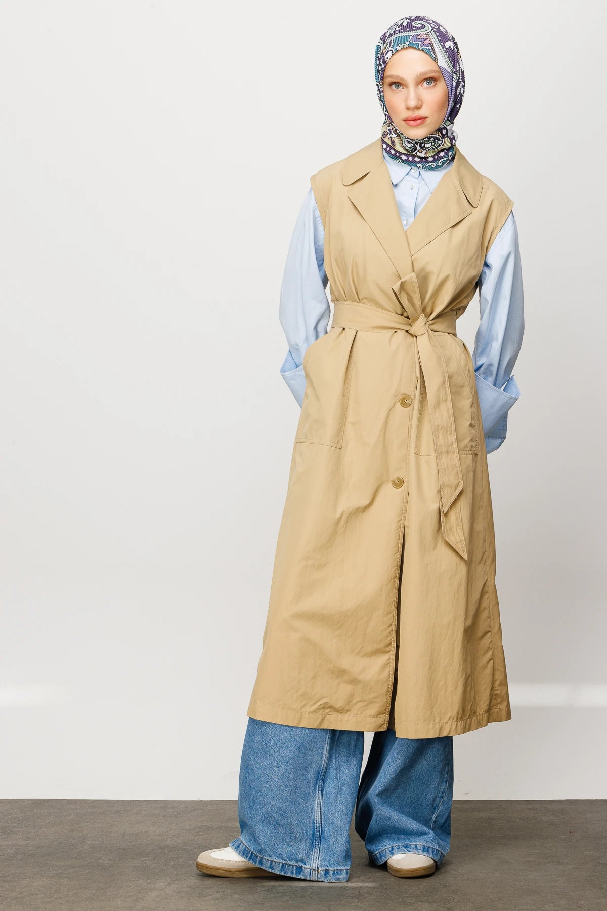 40 Yama Desen Pilise Eşarp