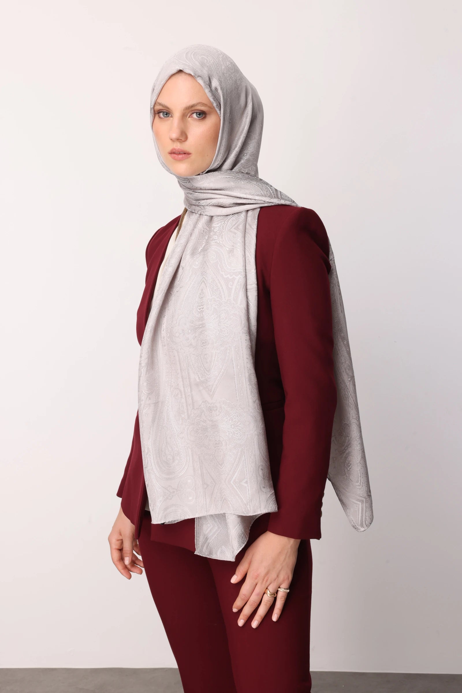 Liva Desen Shine Line Şal