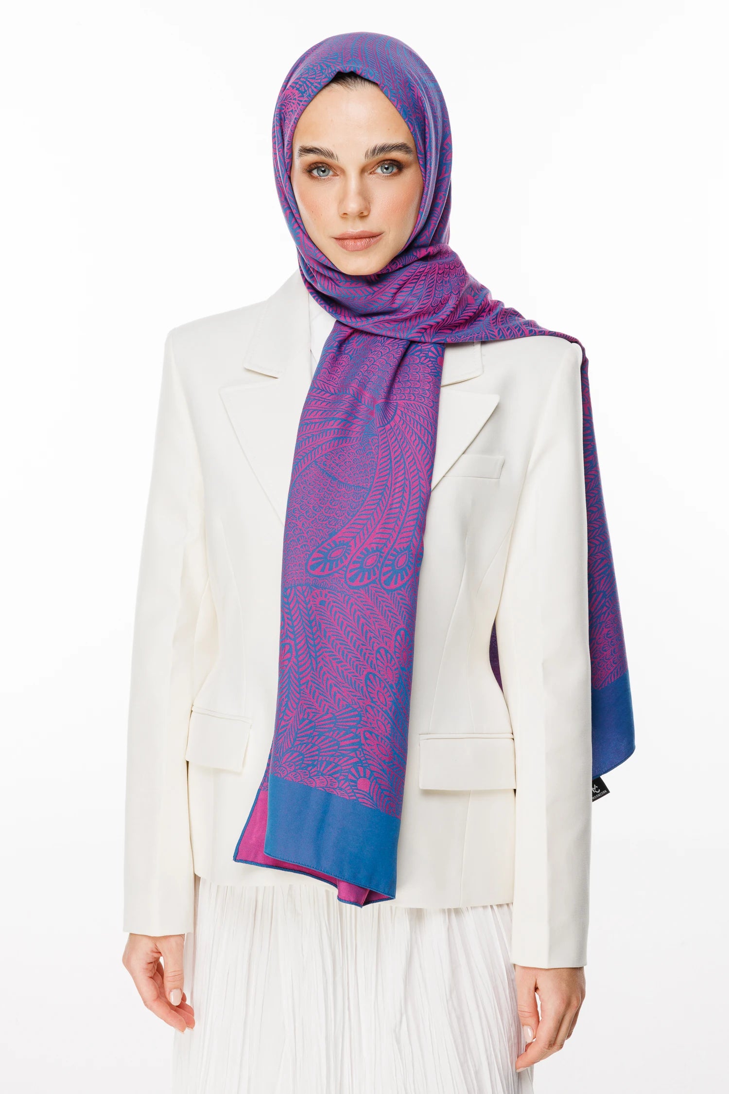 Mayra Desen Çift Taraflı Şal