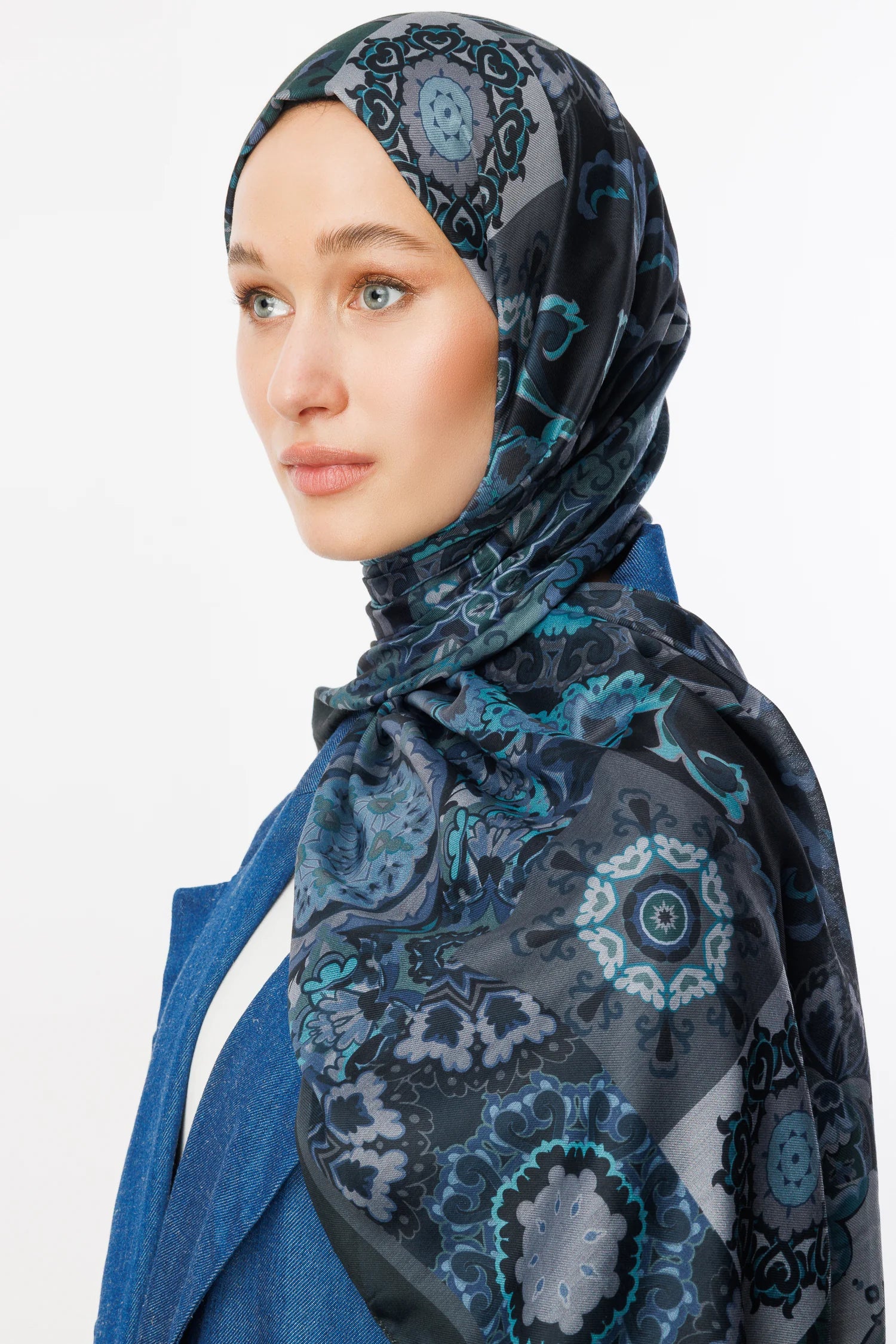 Solhar Desen Pamuk Şal