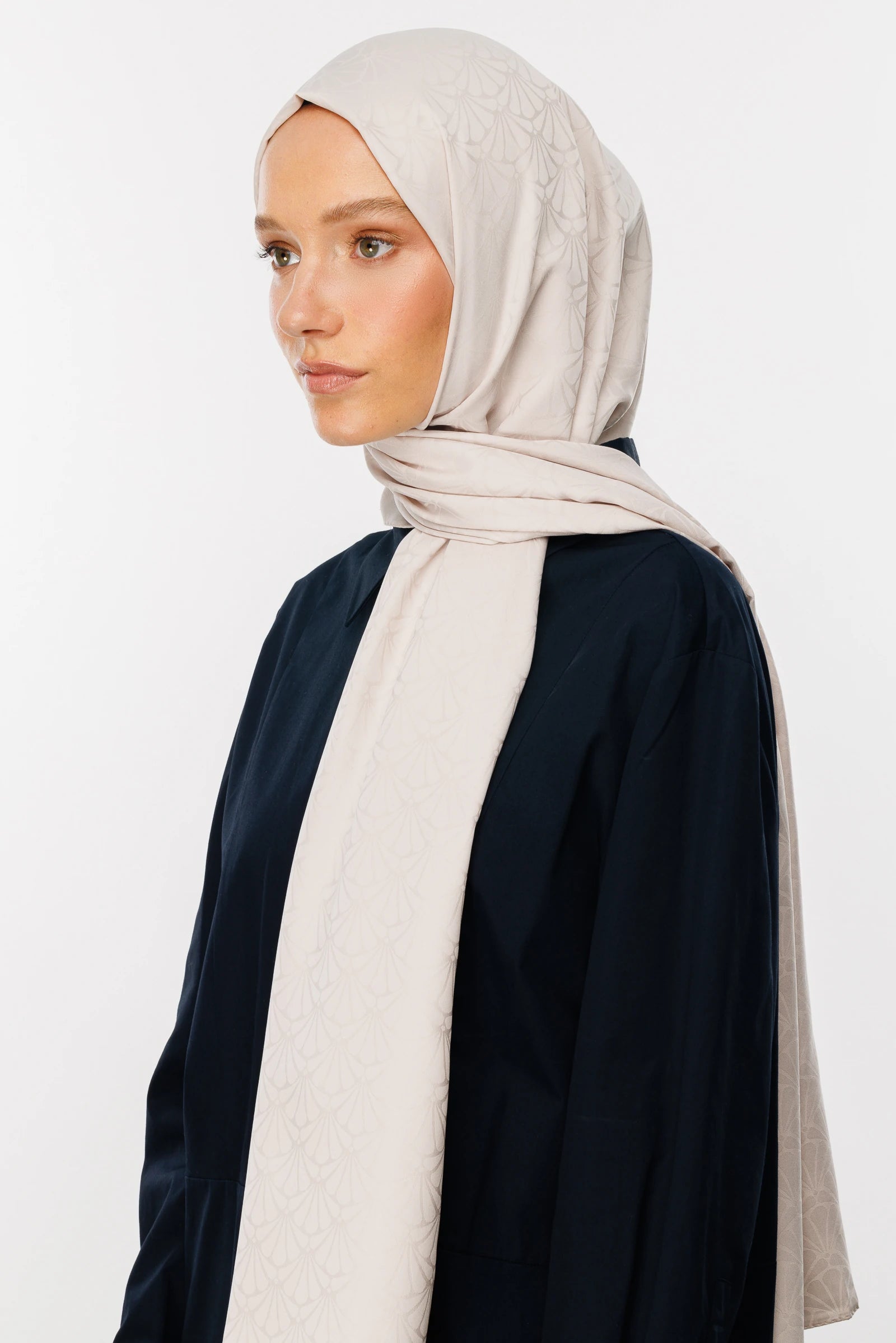 Lotus Desen İpeksi Jakar Şal