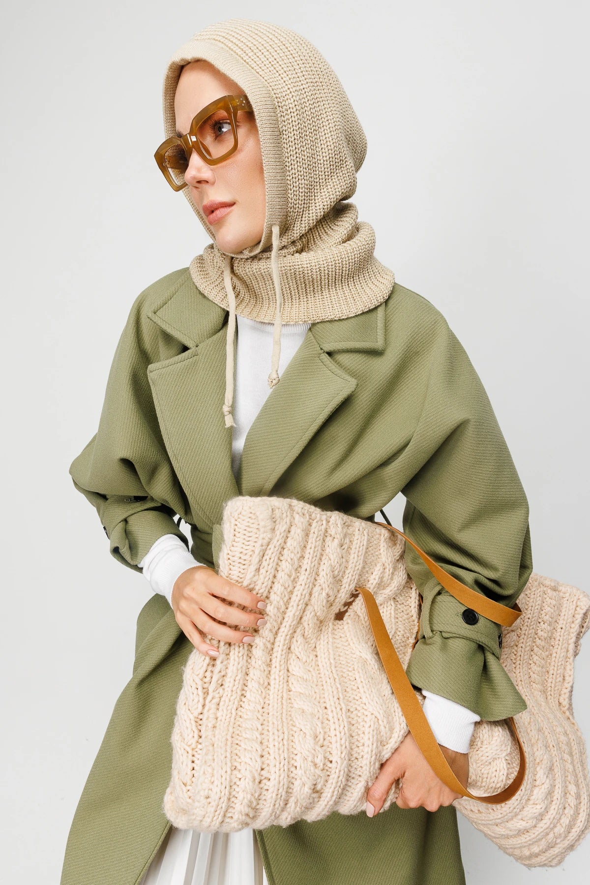 Balaclava Triko Başlık