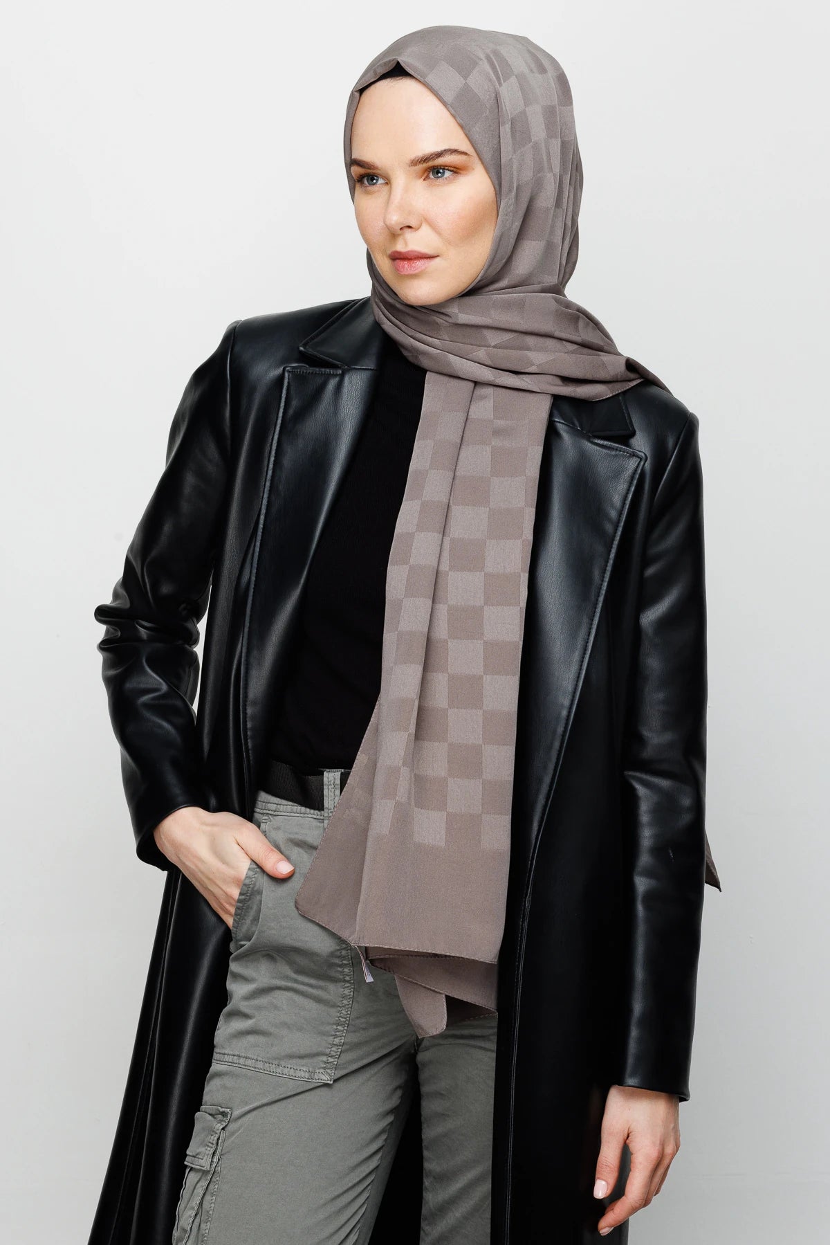 Dama Desen İpeksi Jakar Şal