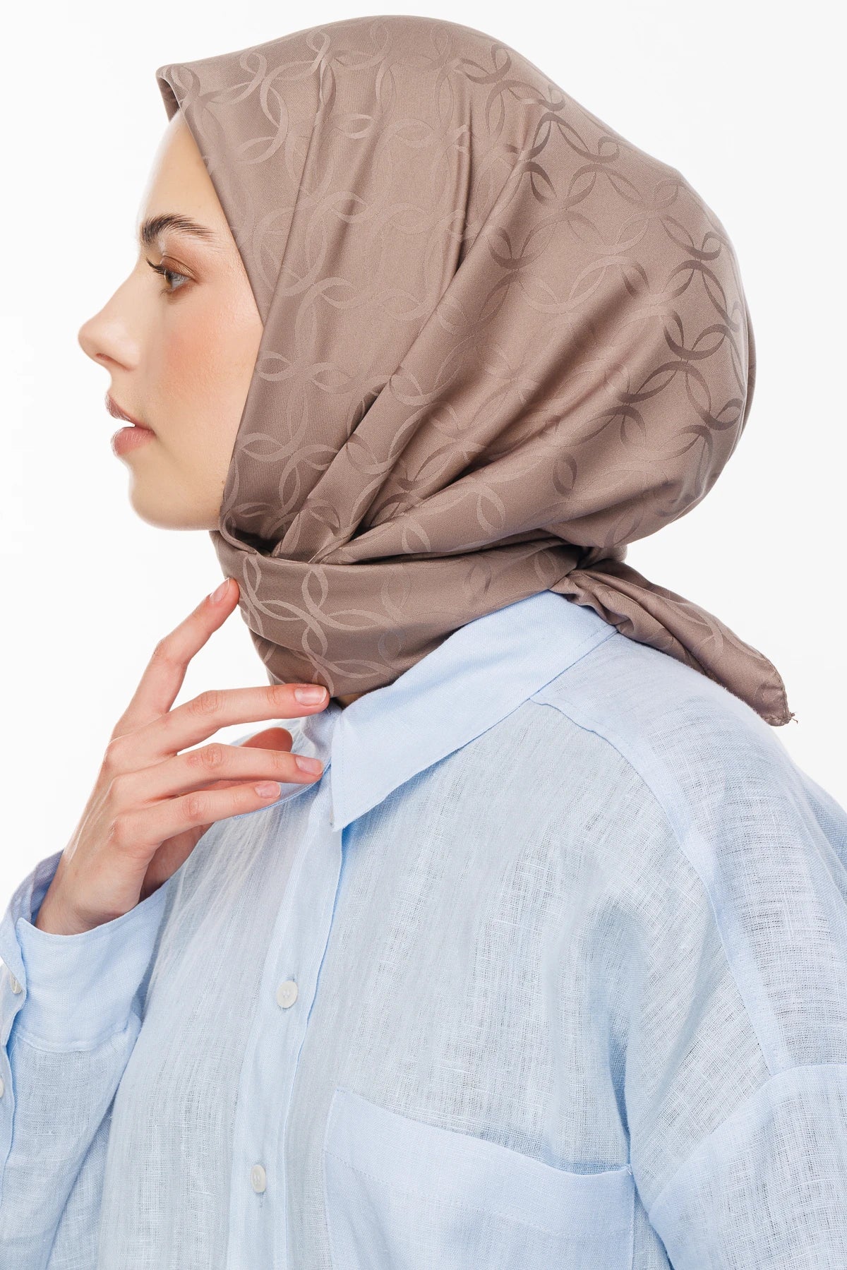 London Desen İpeksi Jakar Eşarp