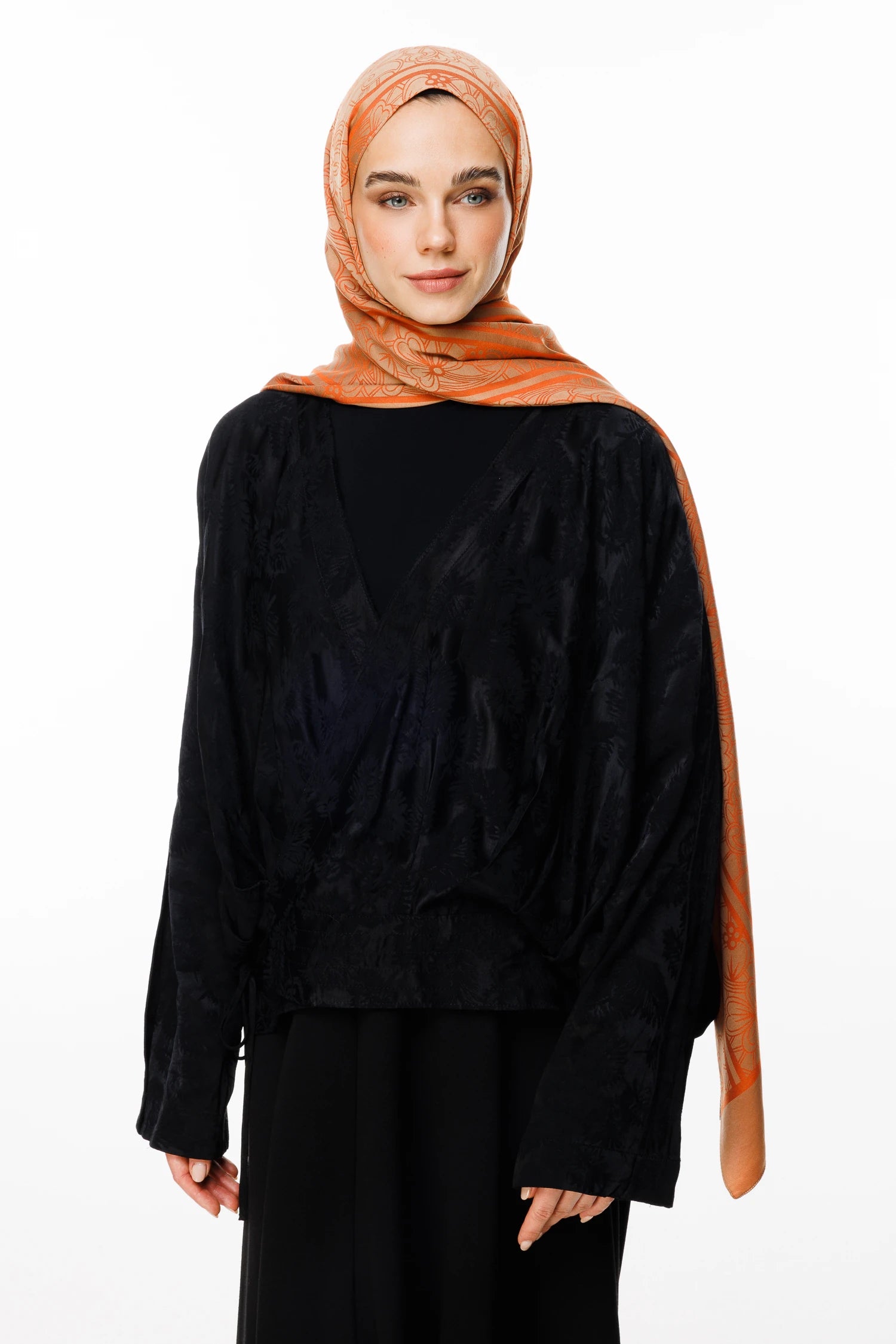 Lavin Desen Çift Taraflı Şal