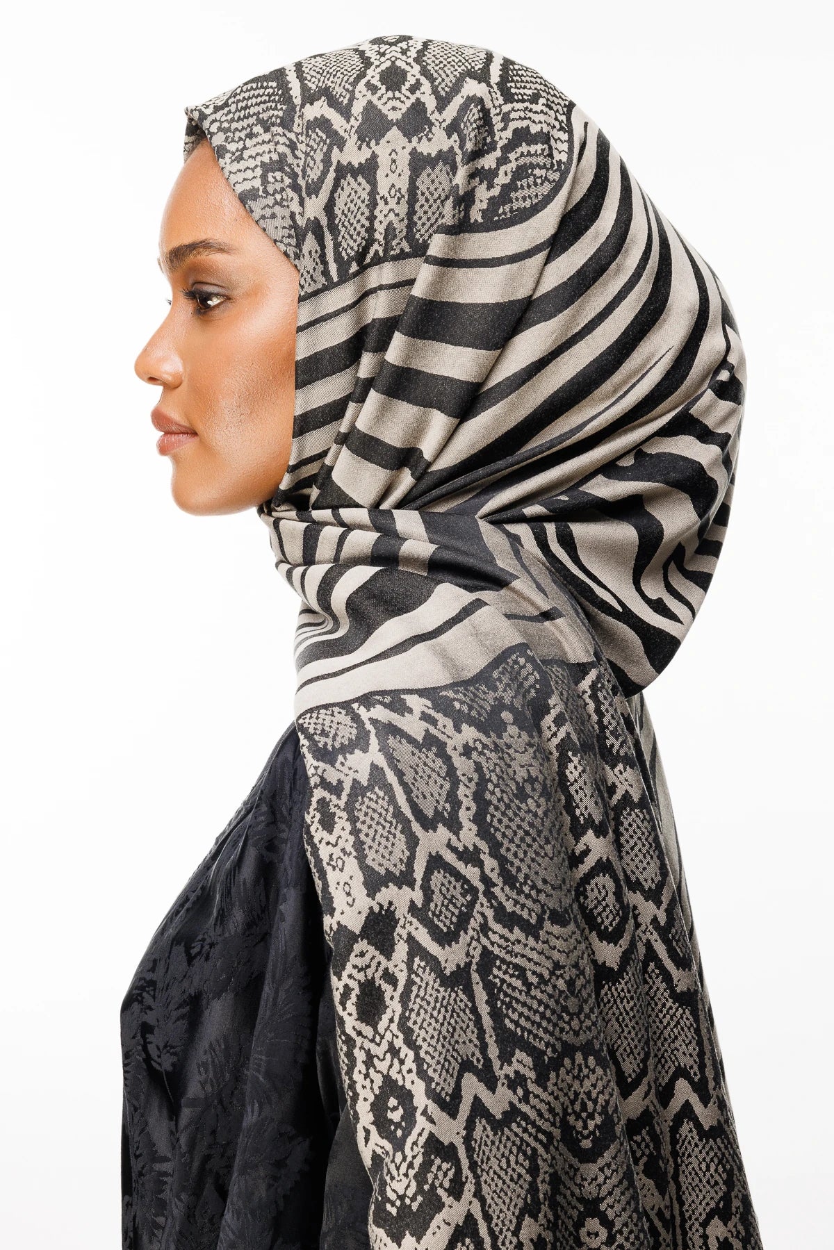 Riad Desen Çift Taraflı Şal