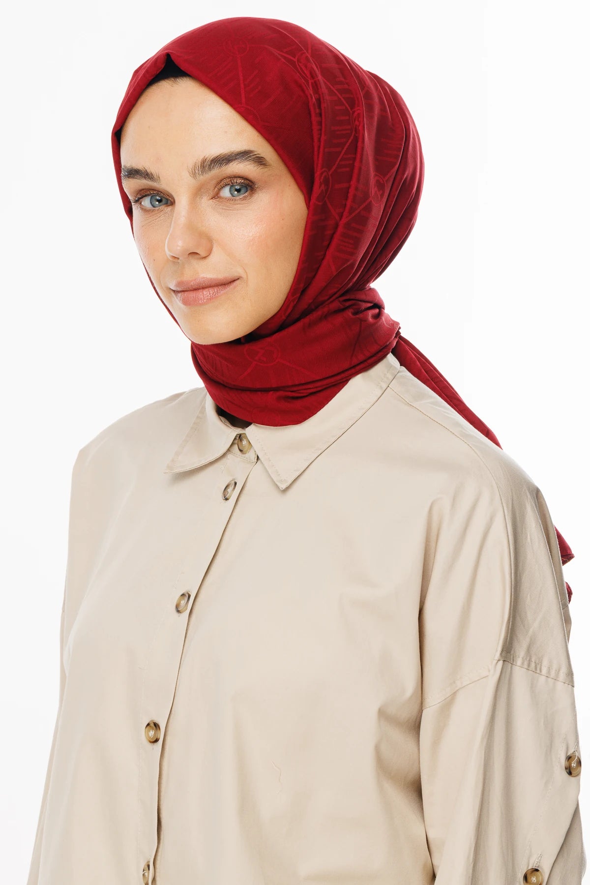 Moon Is Desen Jakar Şal