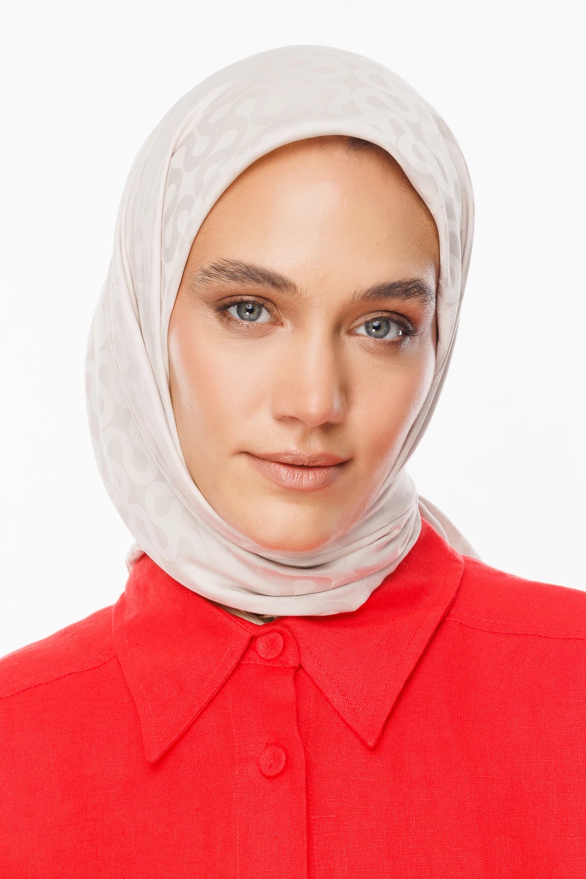 Moon Desen İpeksi Jakar Eşarp