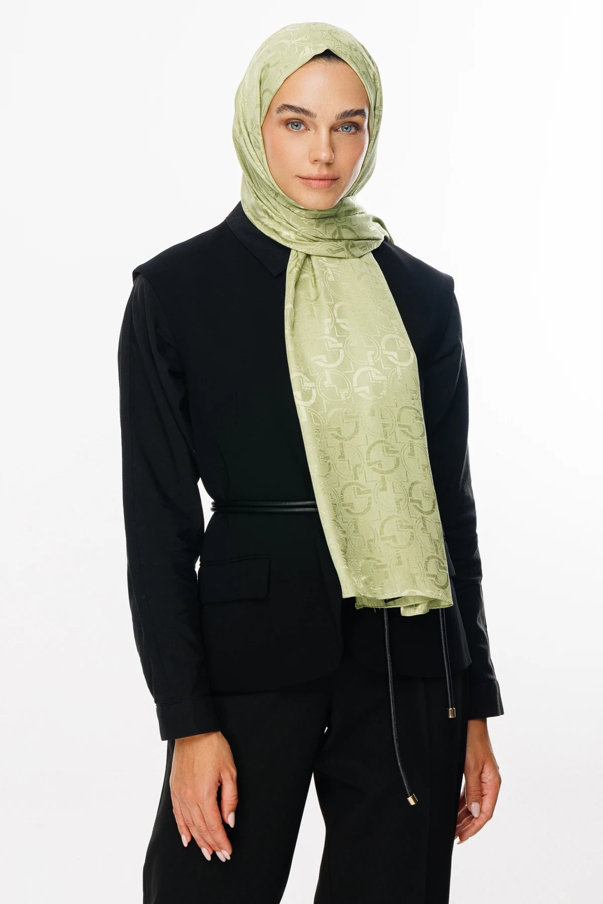 Longar Desen Parlak Jakar Şal