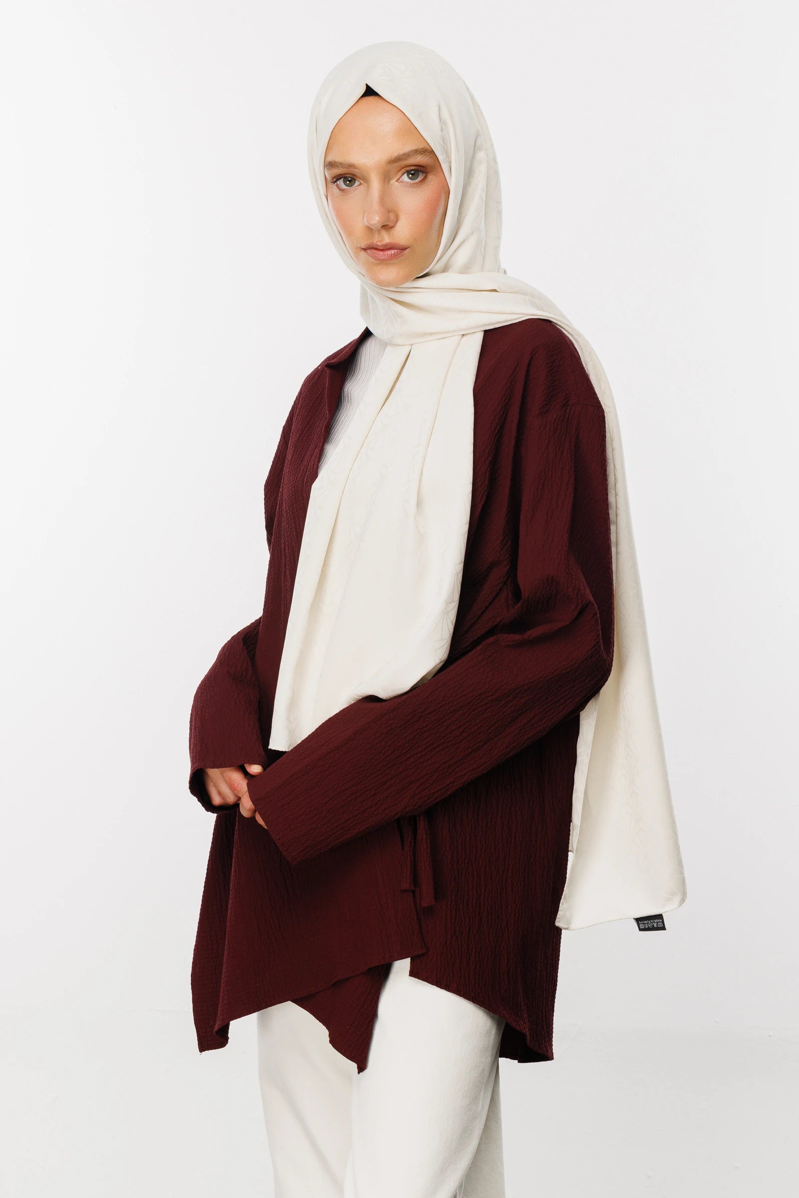 Lotus Desen İpeksi Jakar Şal