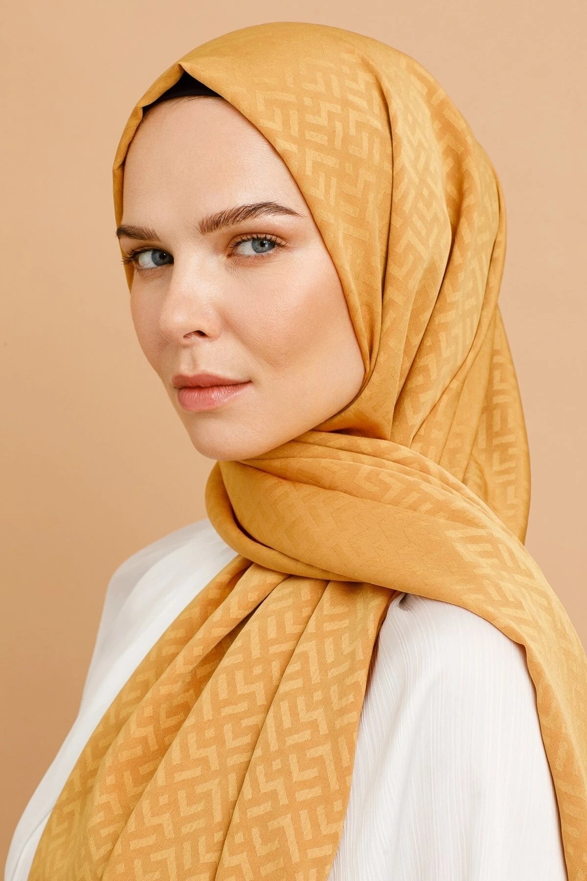 Z Desen İpeksi Jakar Şal