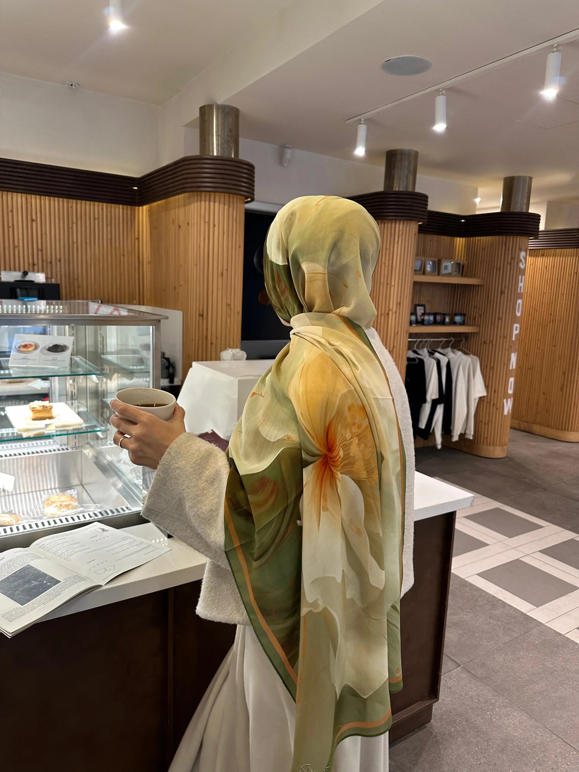 Pure Desen Hebei İpek Şal