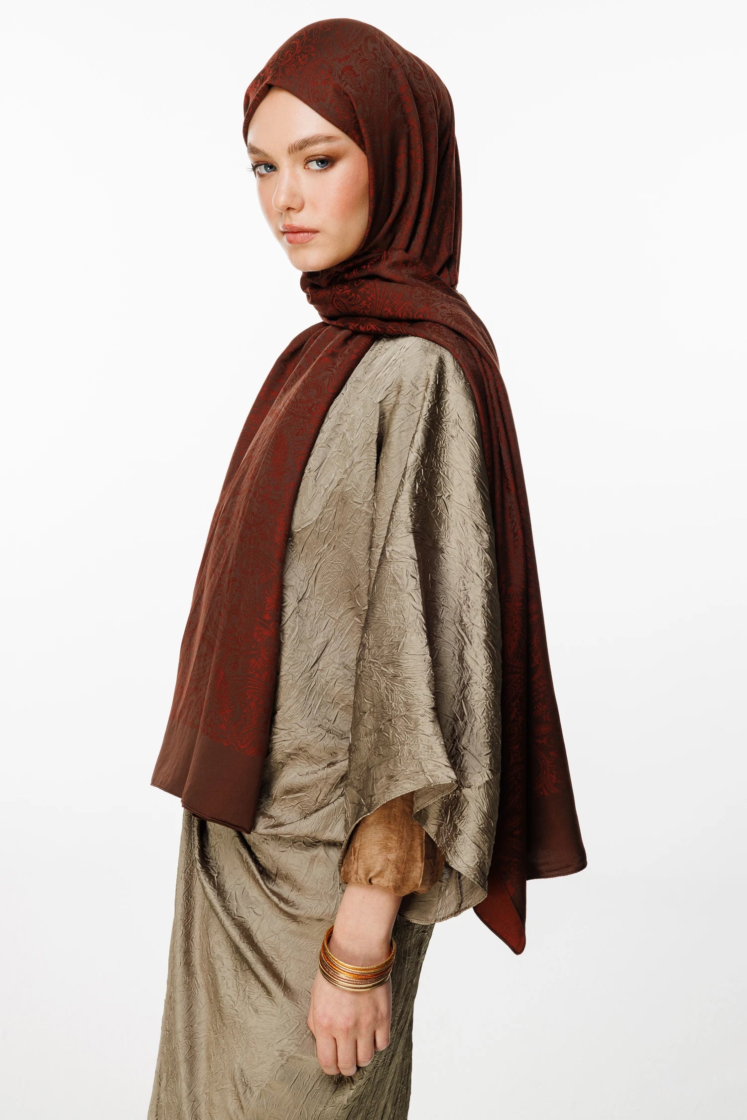 Velora Desen Çift Taraflı Şal