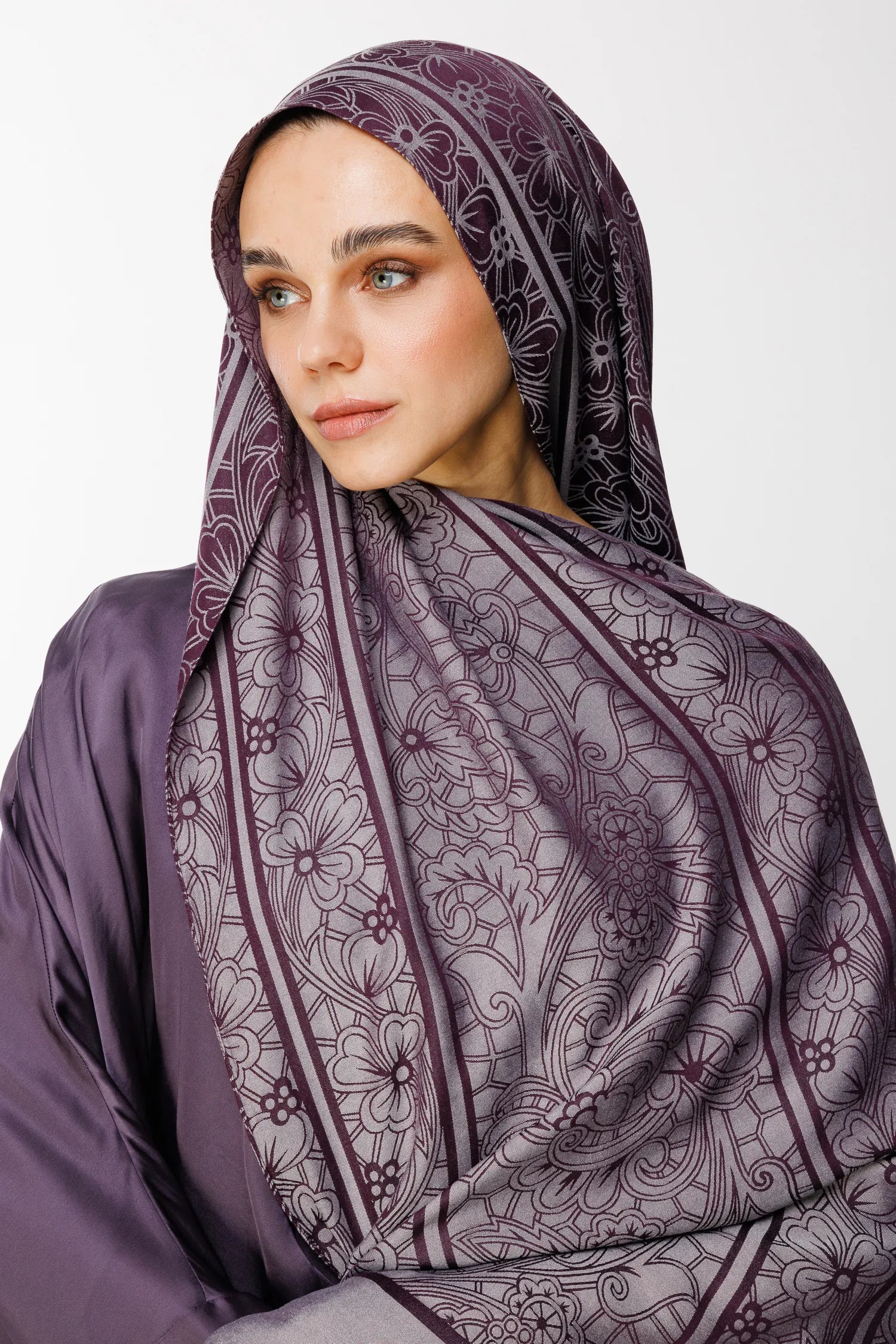 Lavin Desen Çift Taraflı Şal