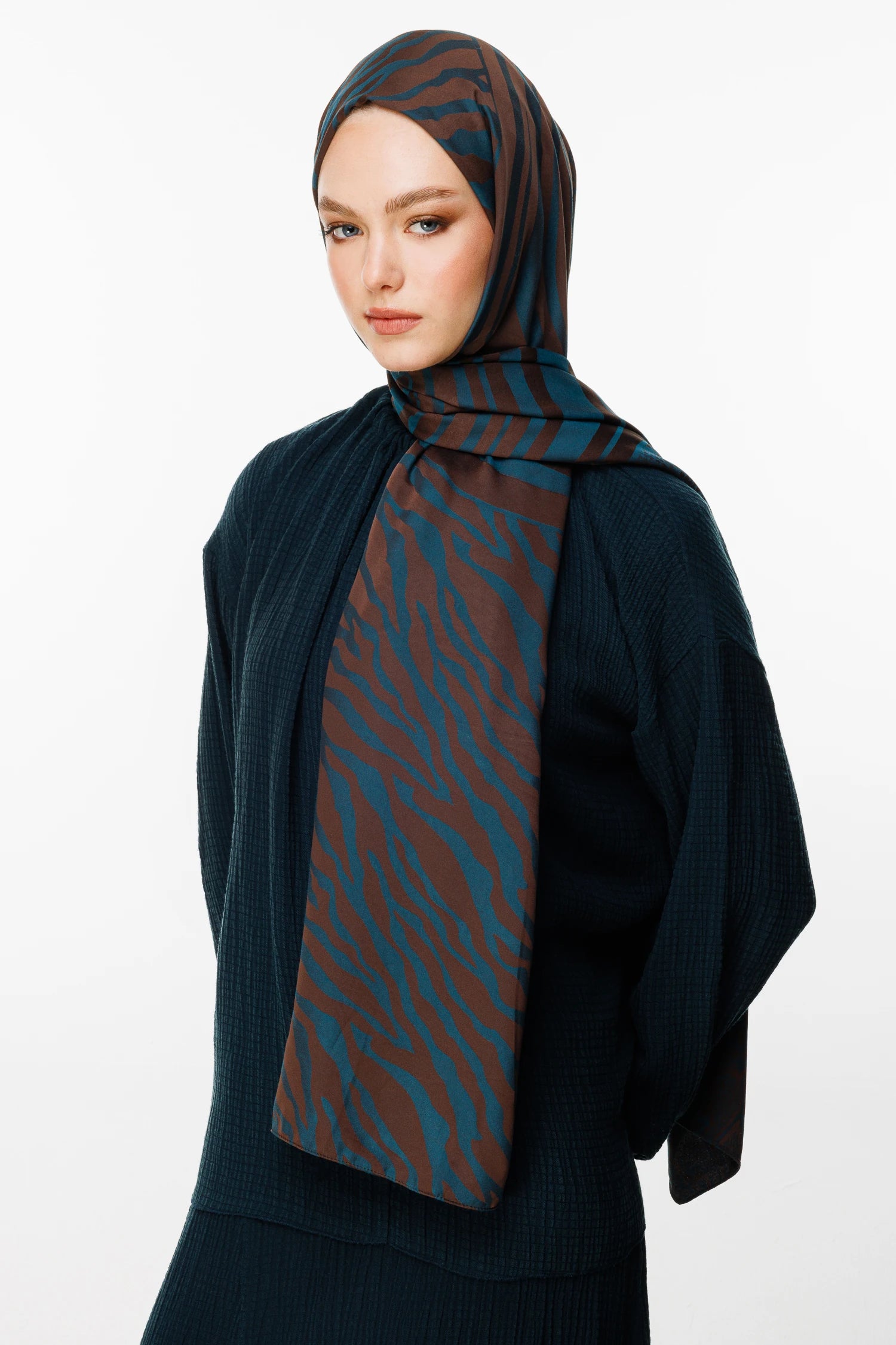 Riad Desen Çift Taraflı Şal