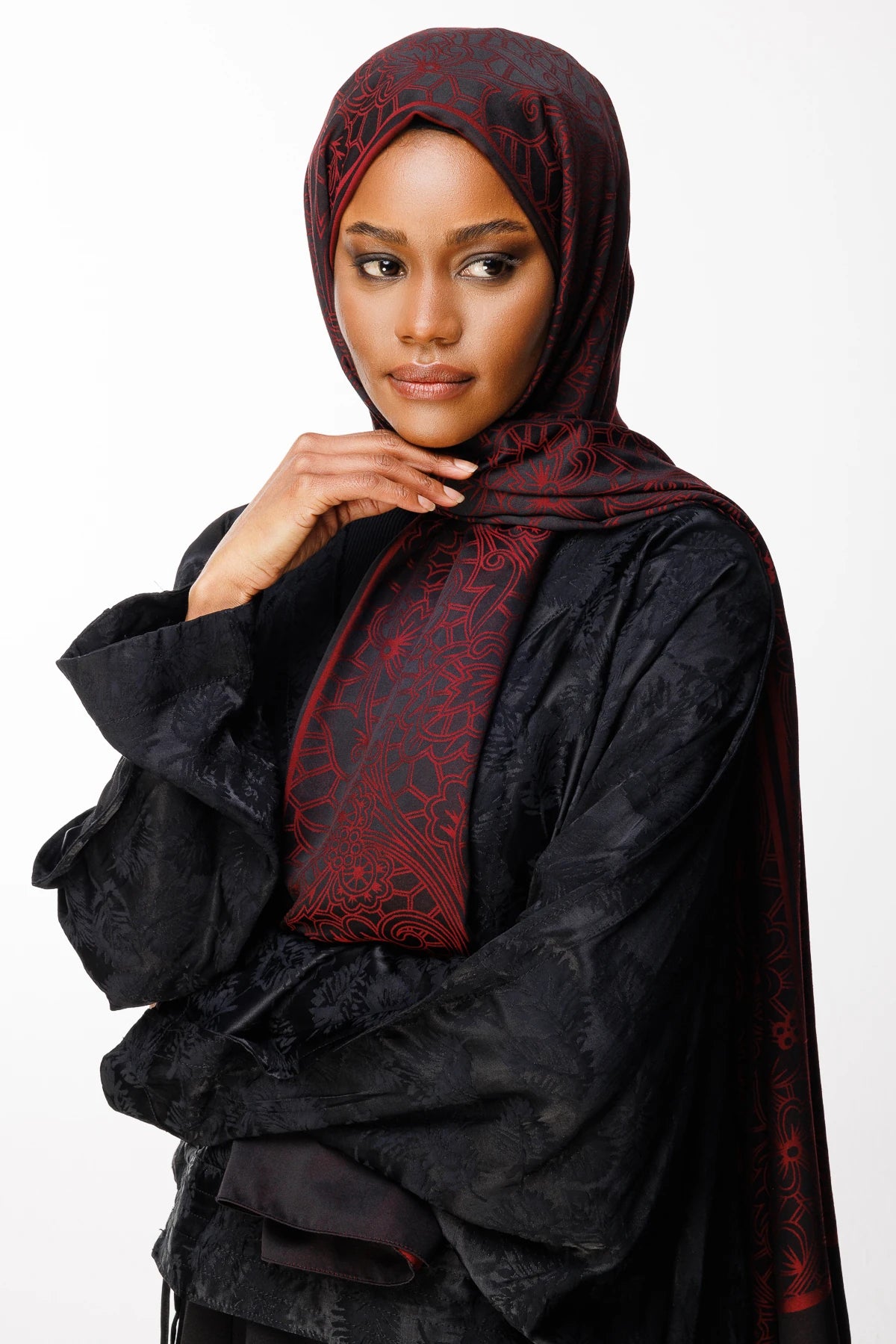 Lavin Desen Çift Taraflı Şal