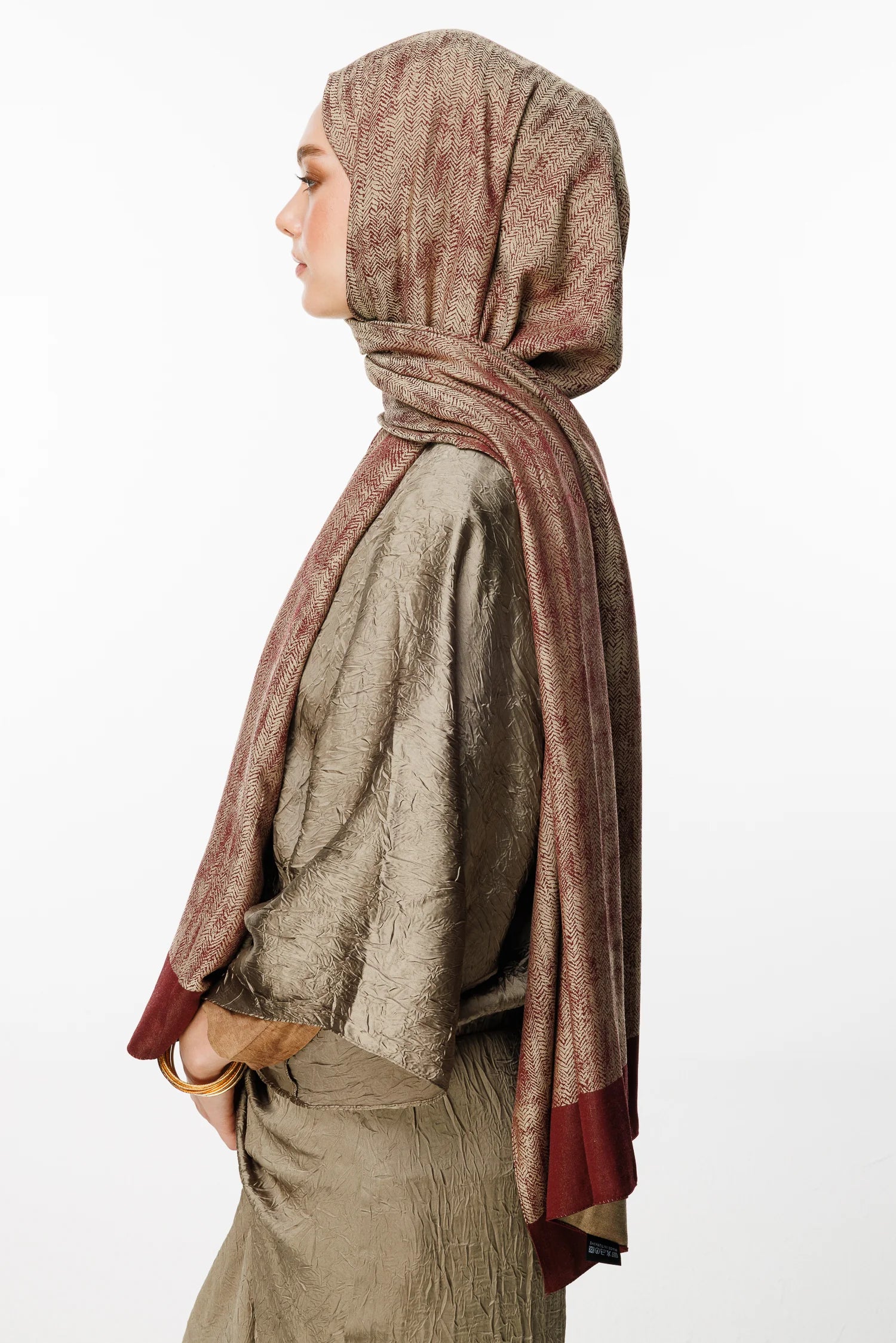 Sahra Desen Çift Taraflı Şal