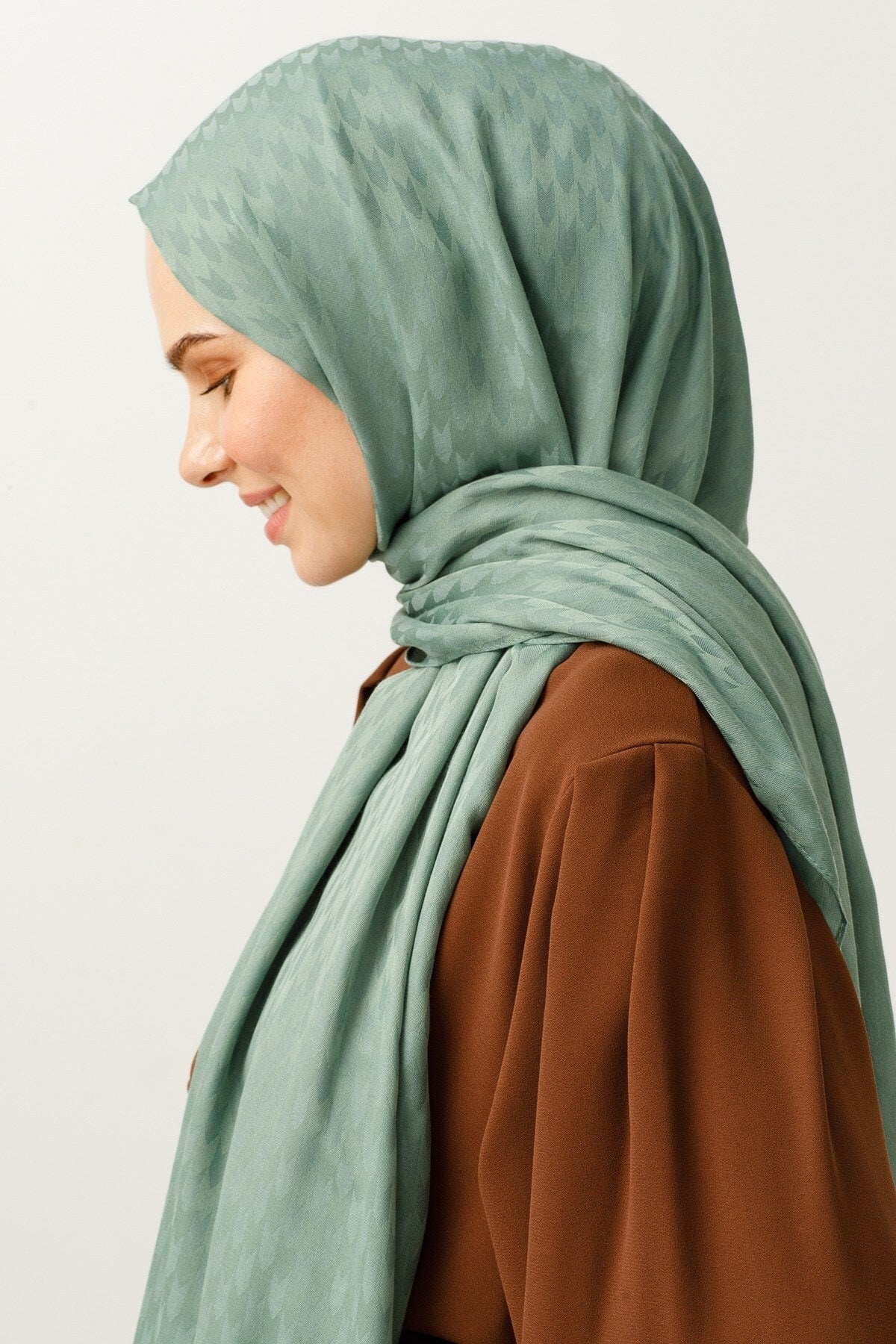 Kırlangıç Desen Pamuk Jakar Şal