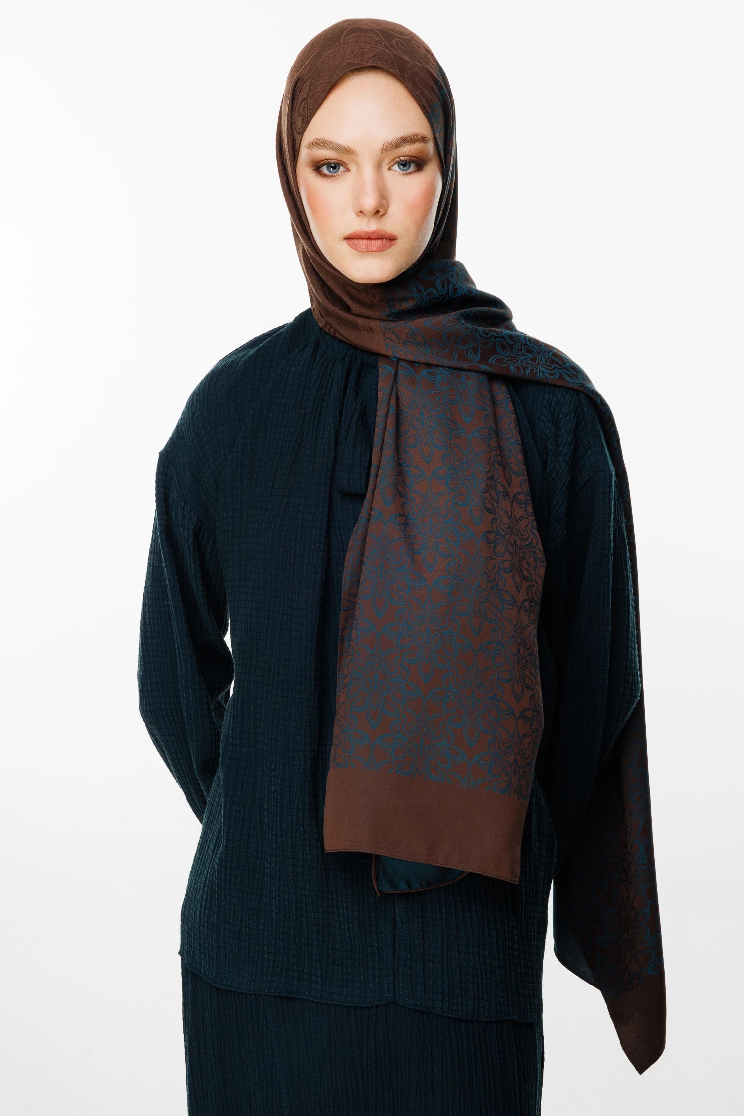 Nora Desen Çift Taraflı Şal