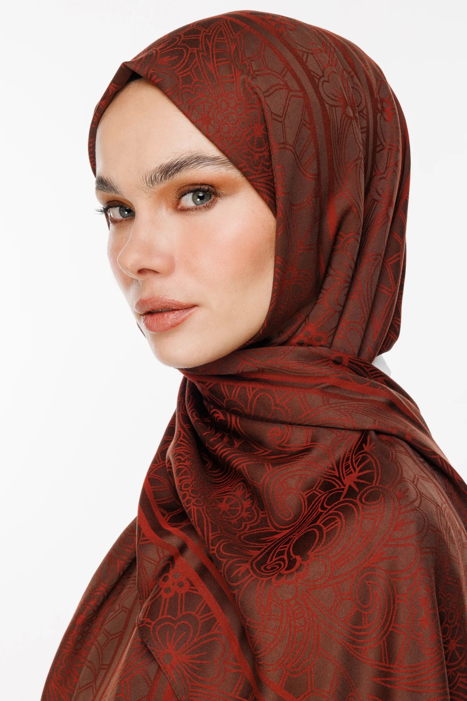 Lavin Desen Çift Taraflı Şal