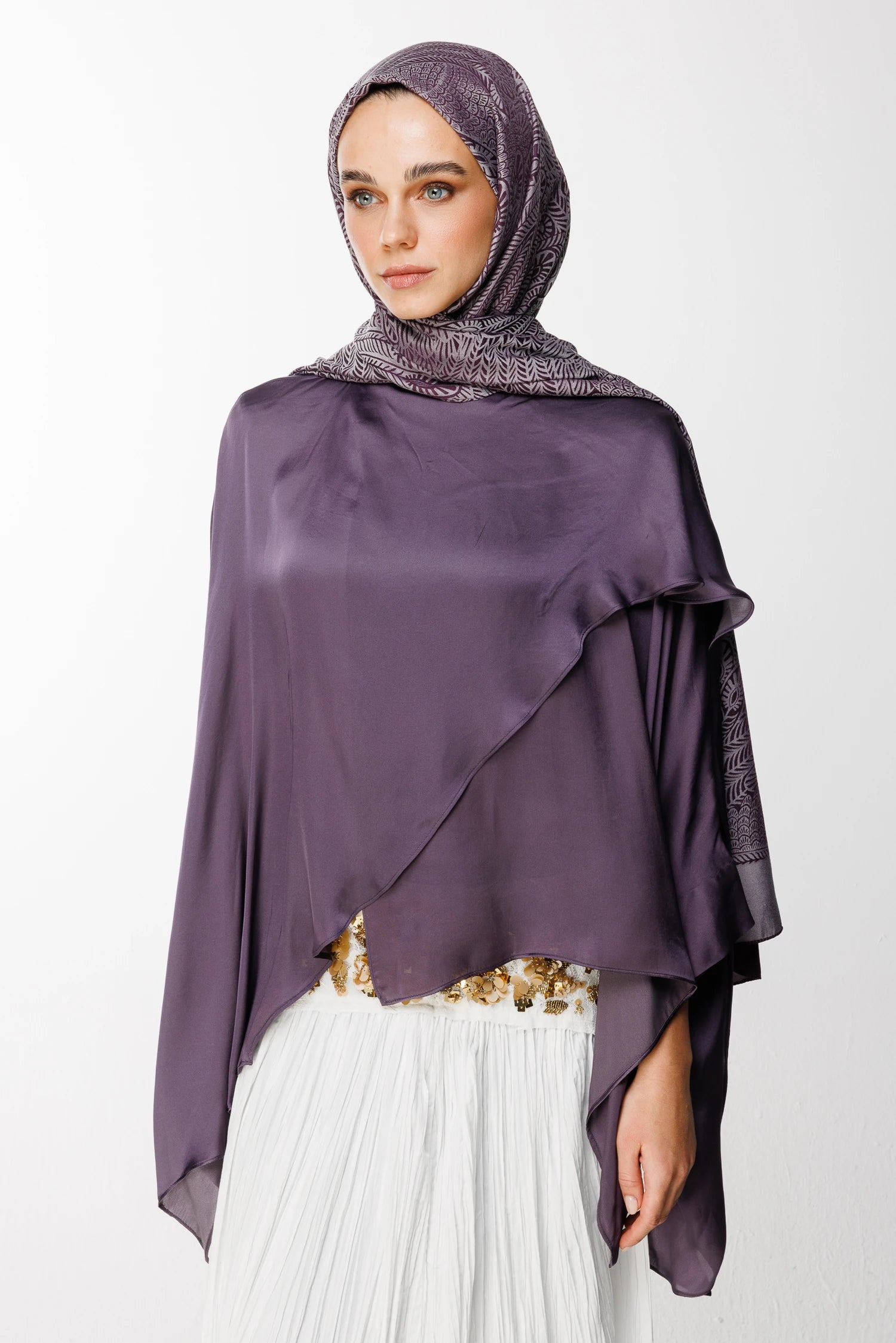 Mayra Desen Çift Taraflı Şal