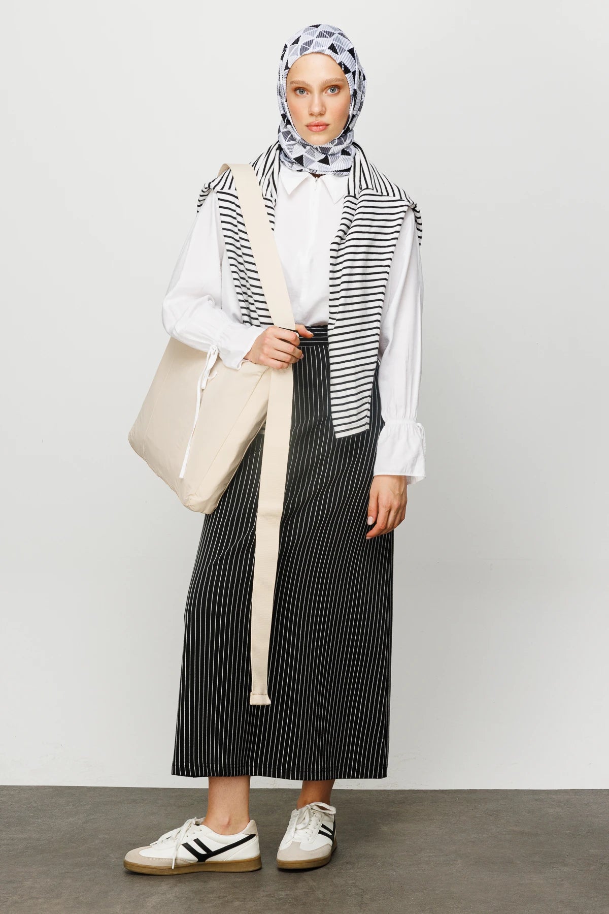 Prizma Desen Pilise Eşarp