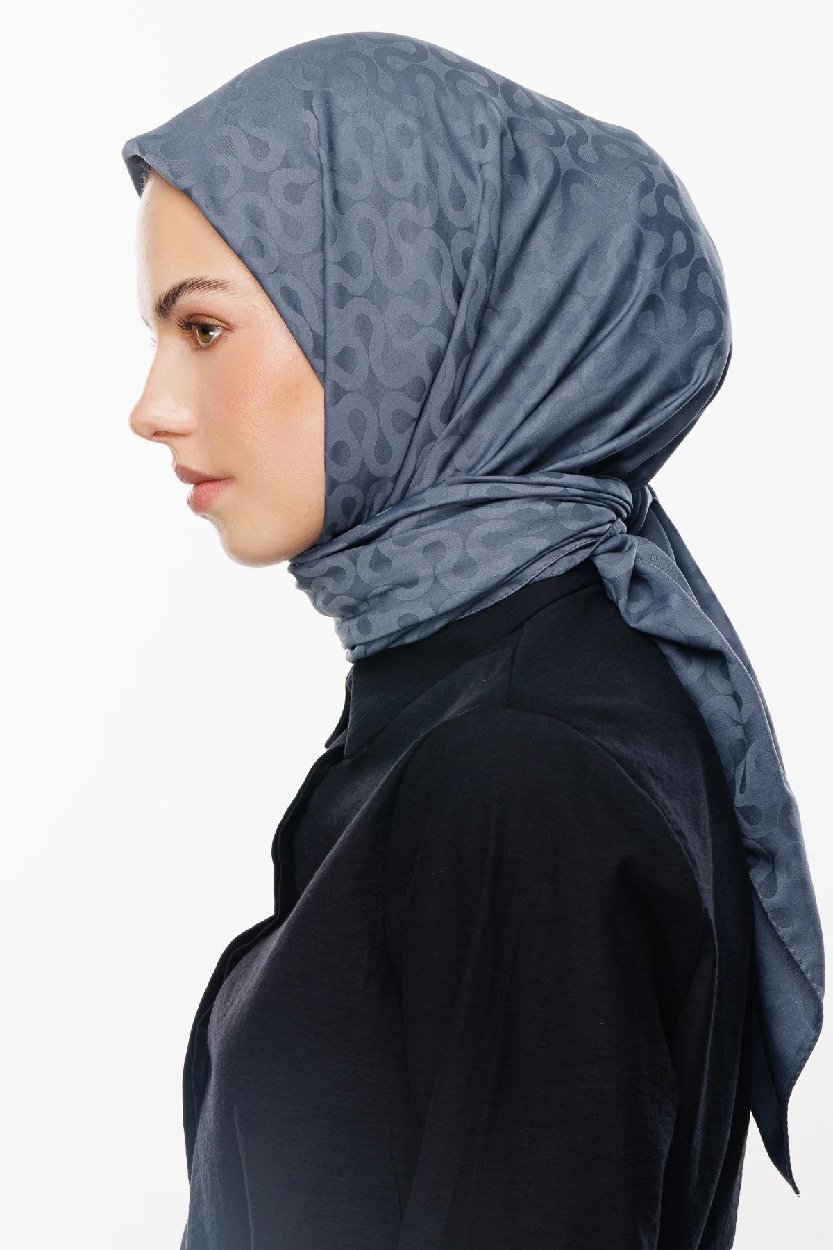 Moon Desen İpeksi Jakar Eşarp