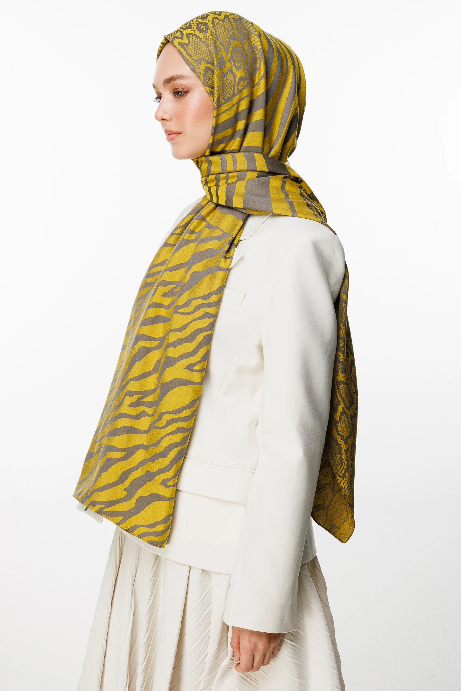 Riad Desen Çift Taraflı Şal