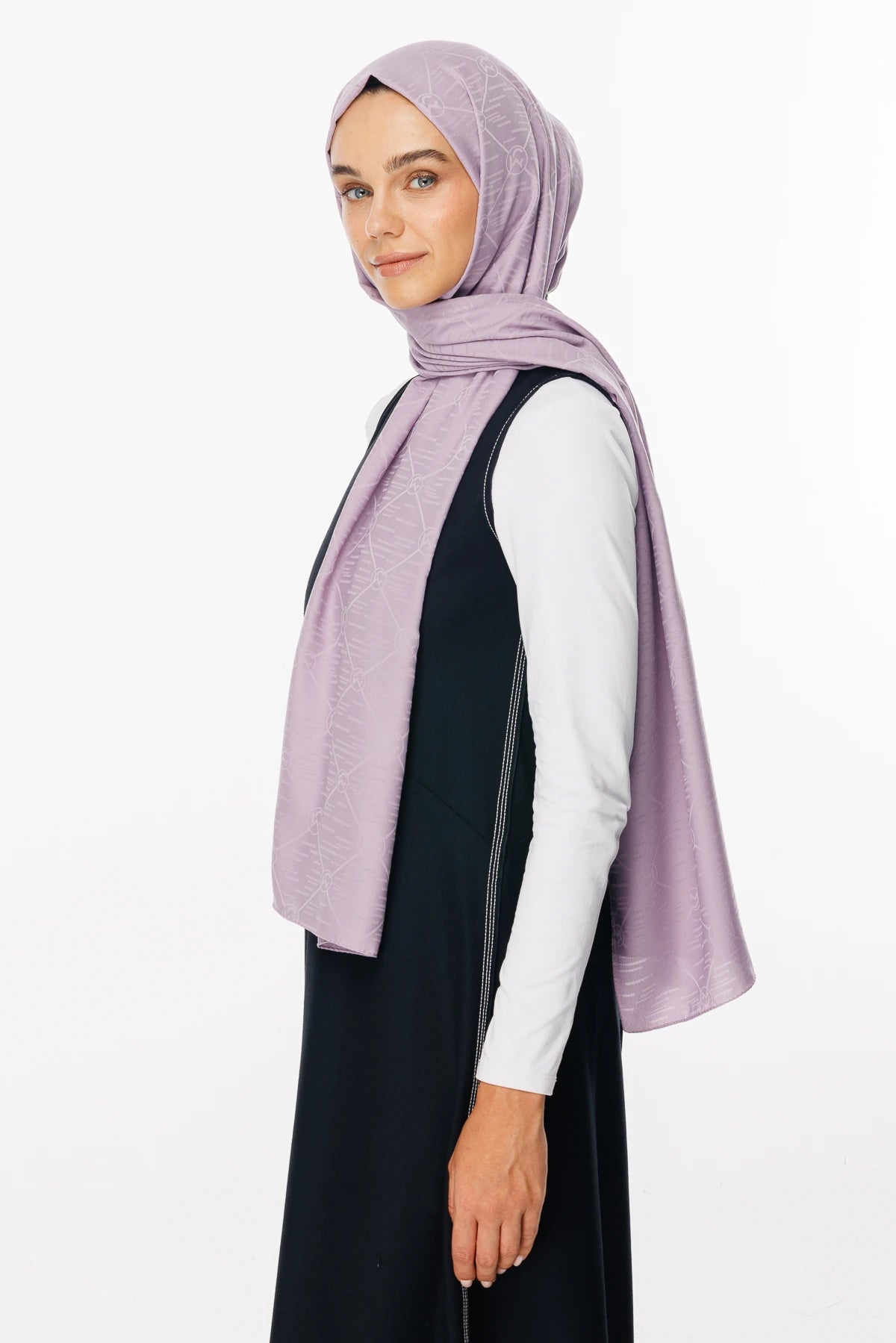 Moon Is Desen Jakar Şal