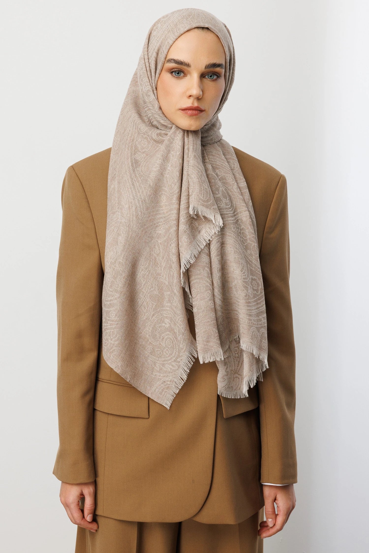 Rumi Desen Yün Kaşmir Şal