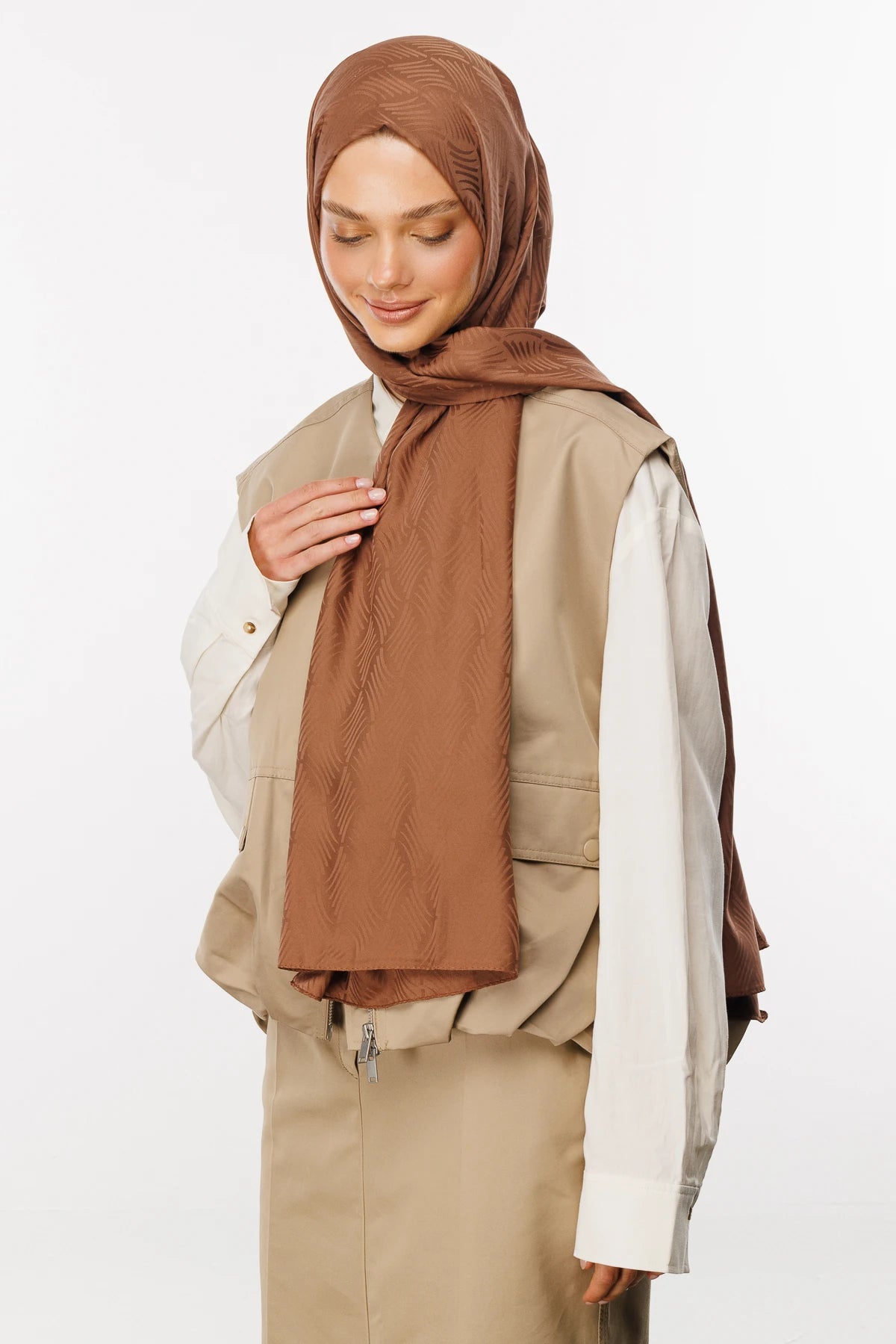 Aura Desen İpeksi Jakar Şal