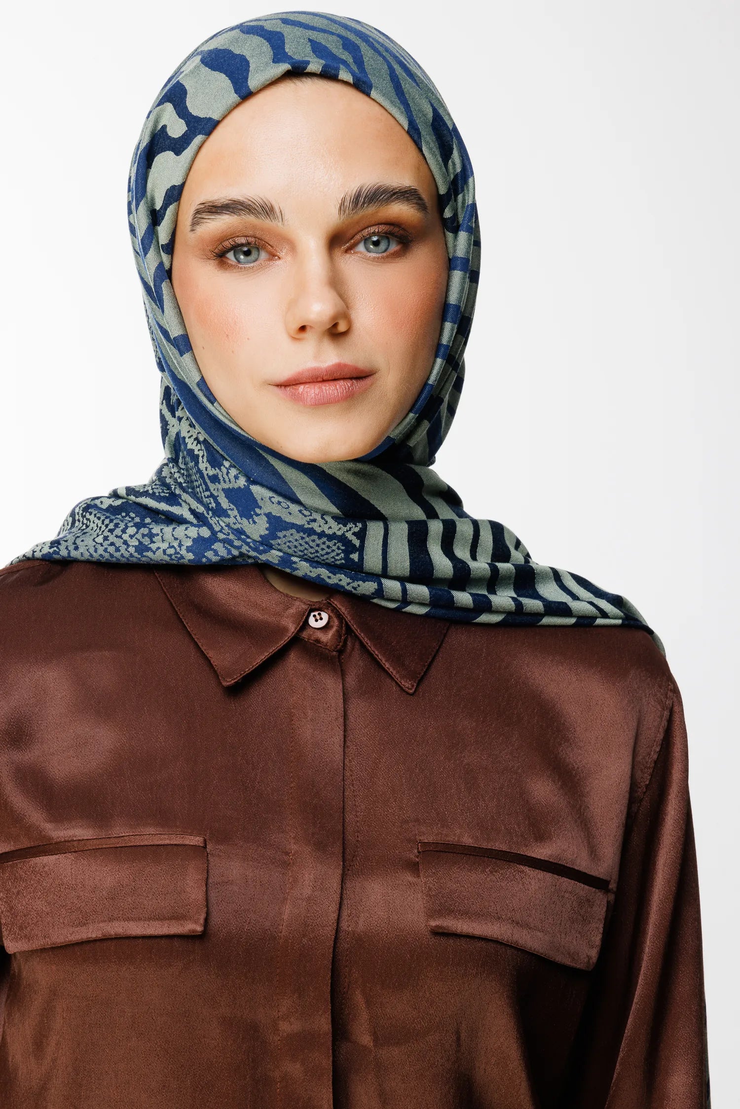 Riad Desen Çift Taraflı Şal