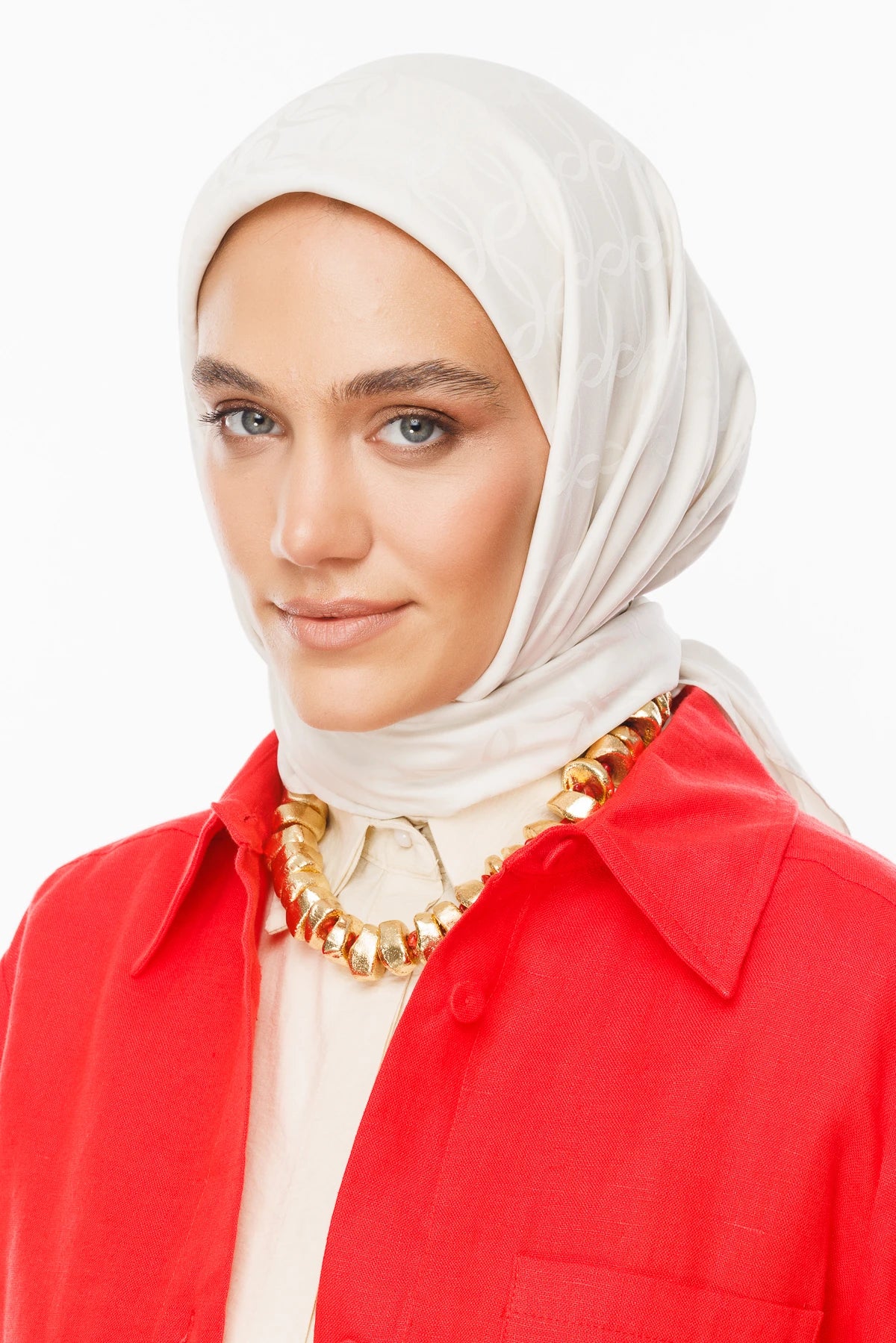 London Desen İpeksi Jakar Eşarp