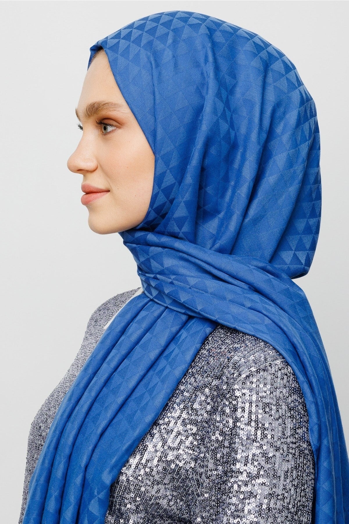 Prizma Desen Pamuk Jakar Şal