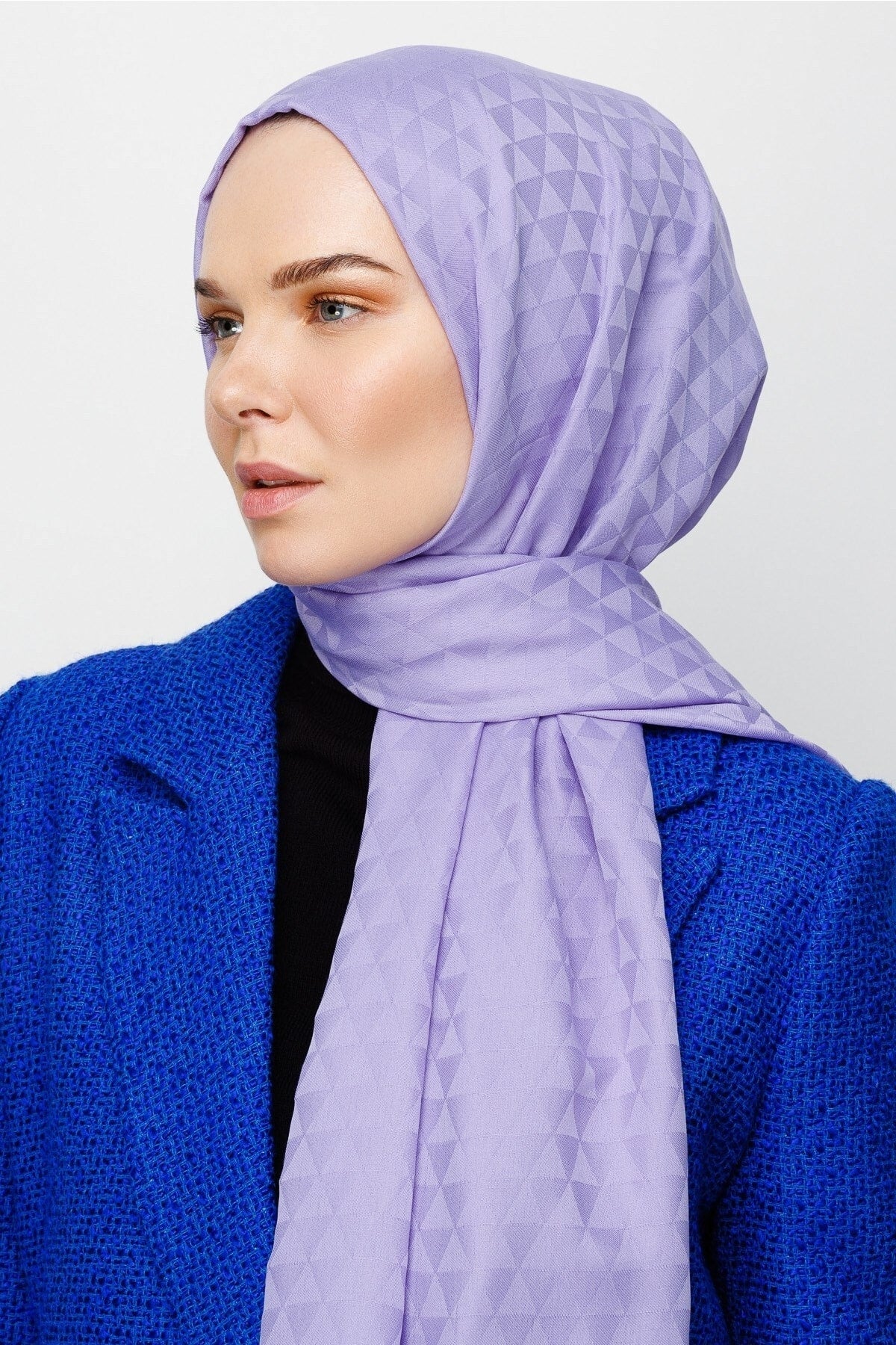 Prizma Desen Pamuk Jakar Şal