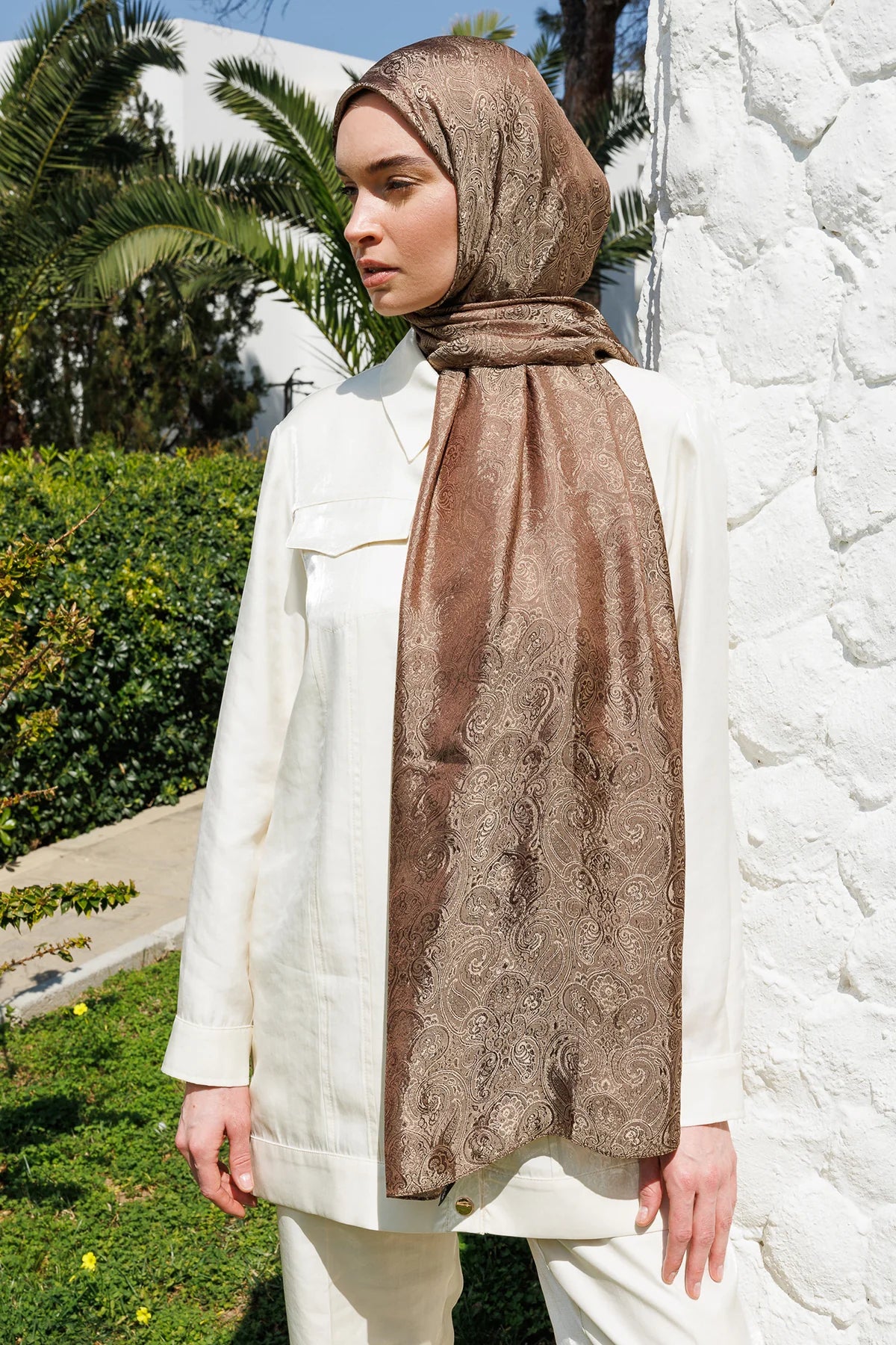 Moren Desen Shine Line Şal