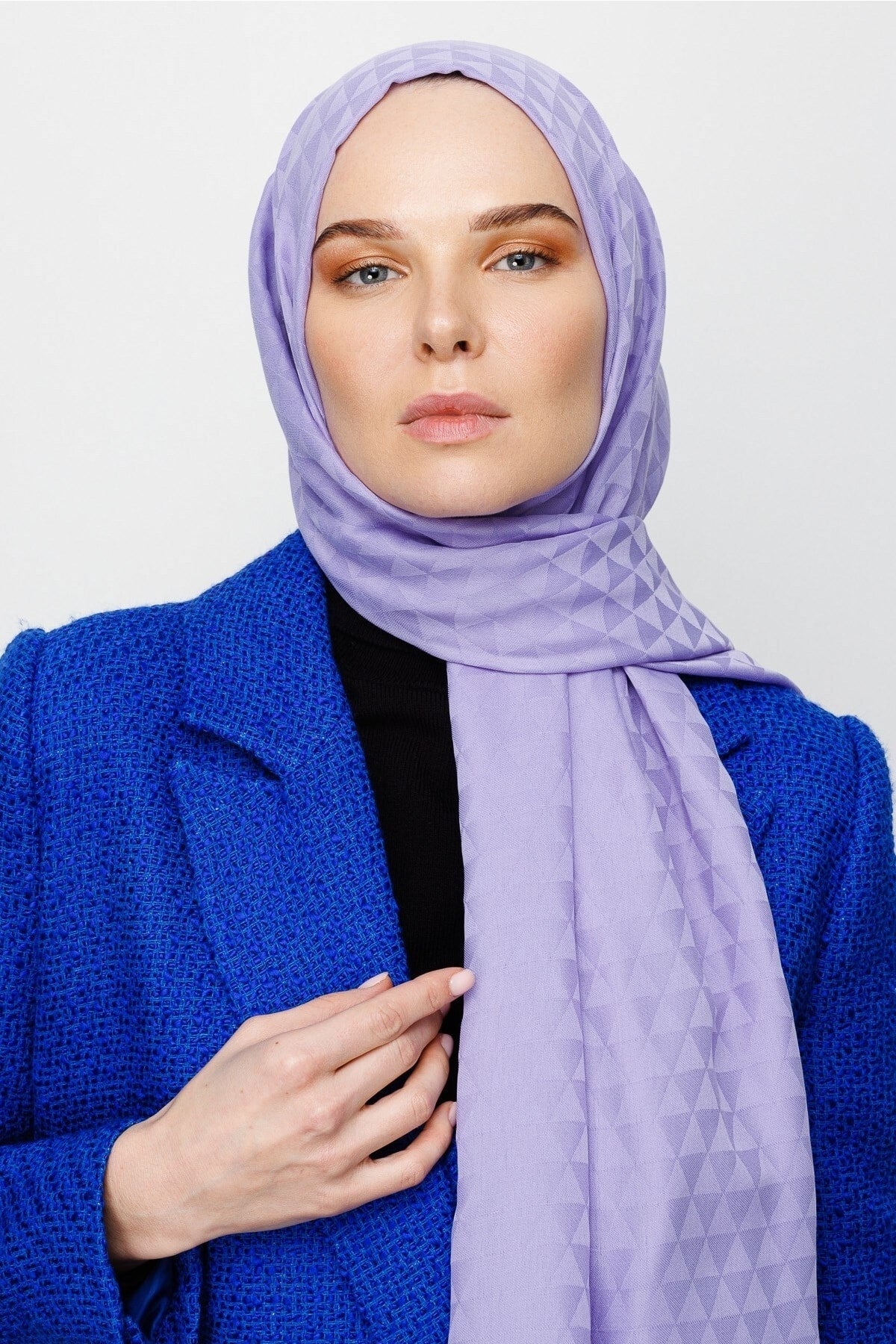 Prizma Desen Pamuk Jakar Şal