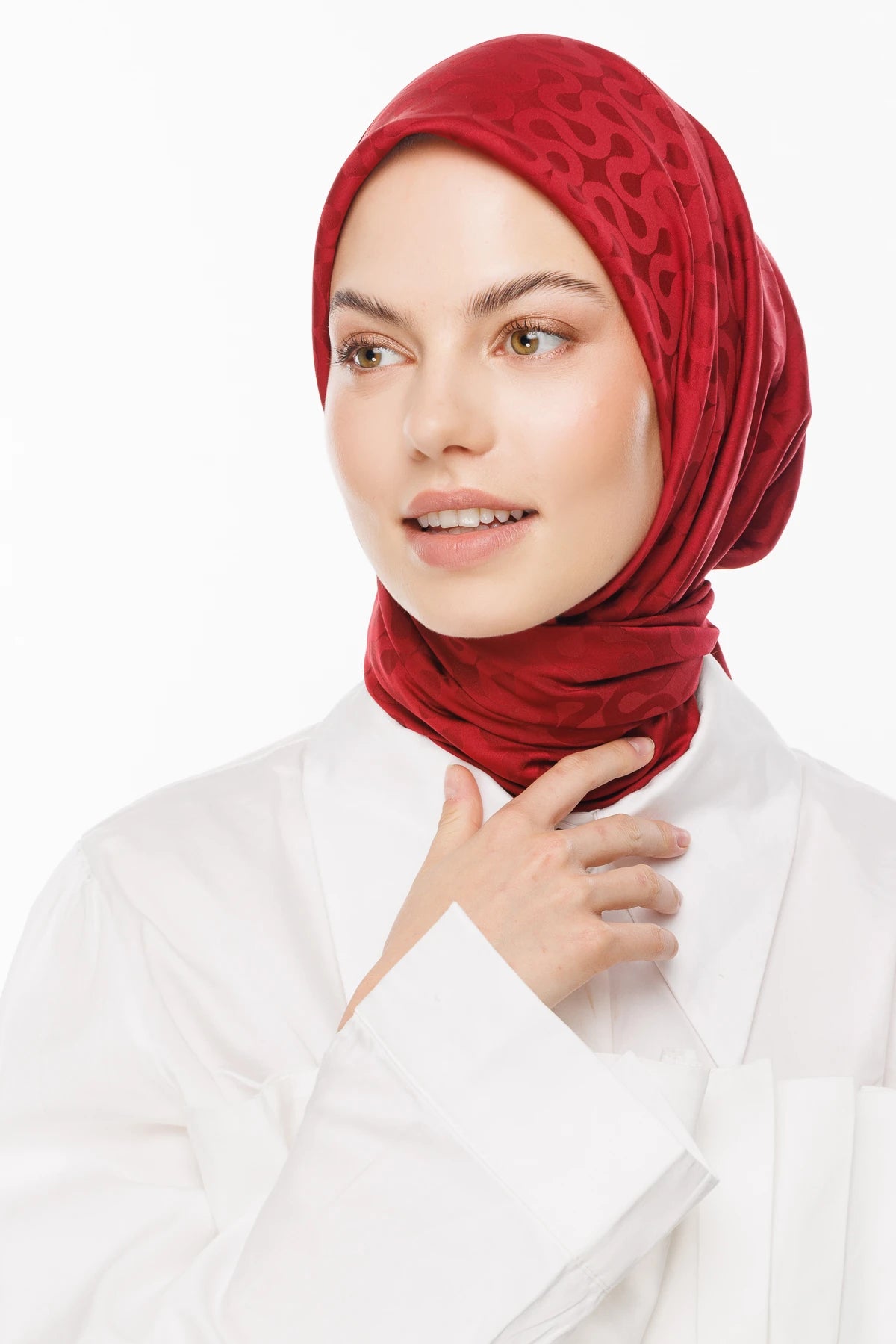 Moon Desen İpeksi Jakar Eşarp