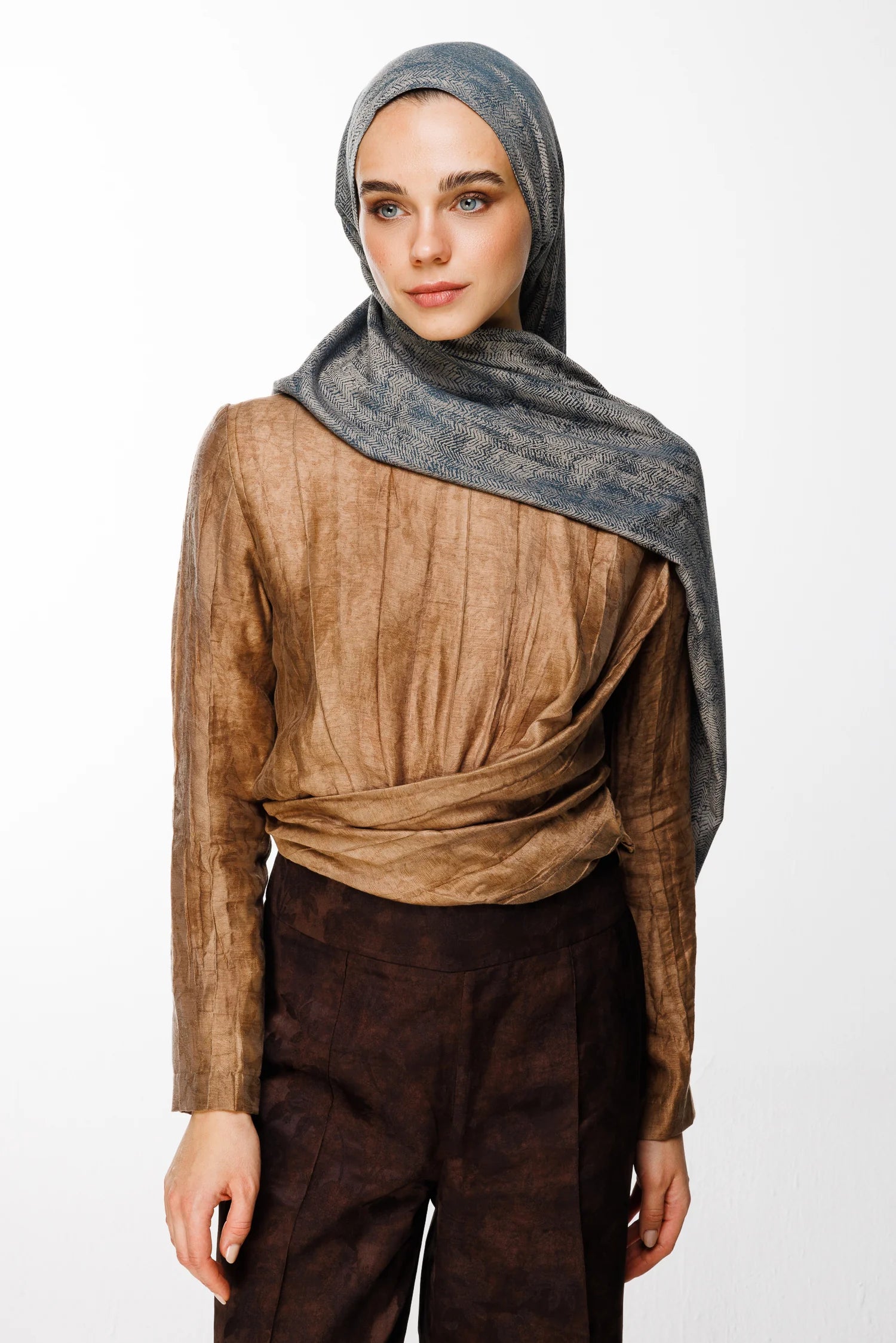 Sahra Desen Çift Taraflı Şal