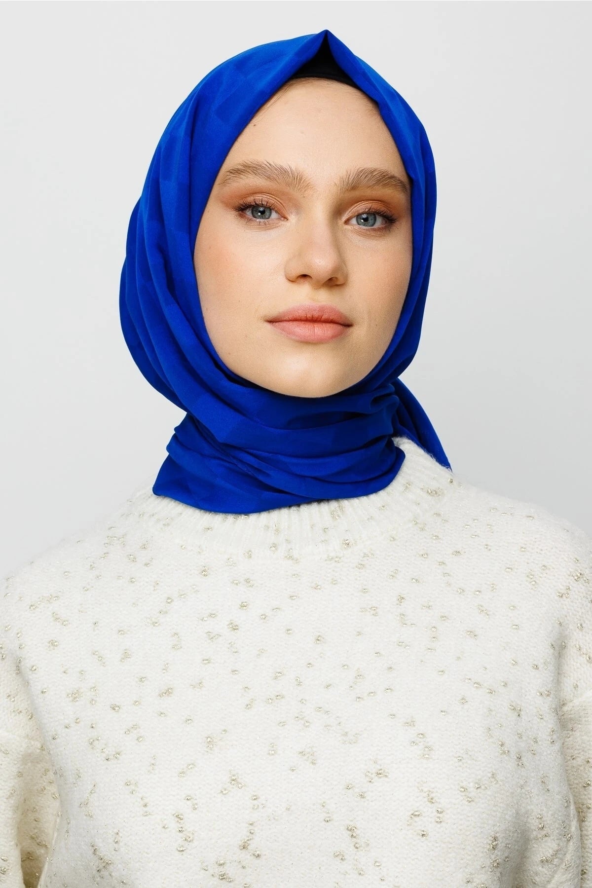 Dama Desen İpeksi Jakar Şal